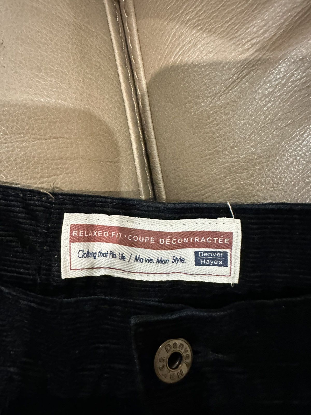 Denver Hayes Denver Hayes Corduroy Navy Pants Size US 32 / EU 48 - 2 Thumbnail