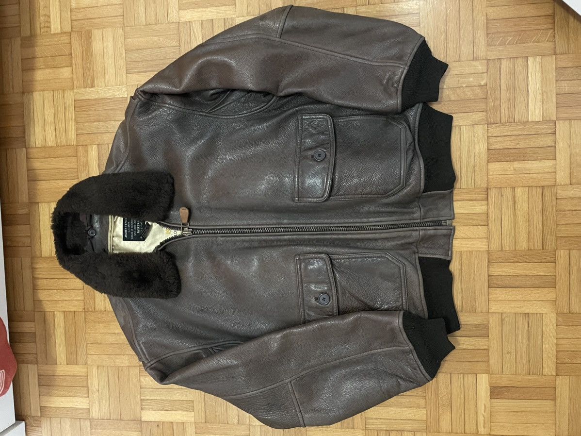 Avirex Rare Avirex Type G-1 Leather Flight Jacket – 1944 Size US XL / EU 56 / 4 - 1 Thumbnail