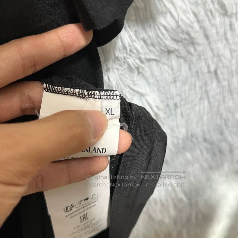 Stone Island Stone Island Square Logo Short Sleeve T-Shirt Black XL Size US XL / EU 56 / 4 - 4 Thumbnail