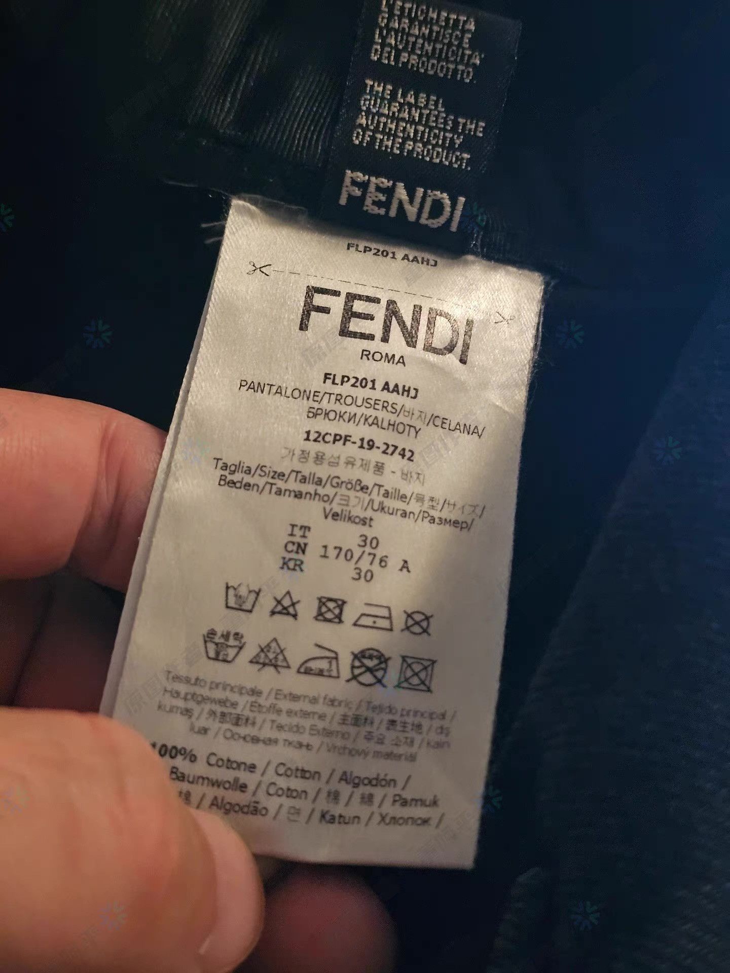 Fendi FENDI men's and women's classic jeans Q4 Size US 32 / EU 48 - 8 Thumbnail