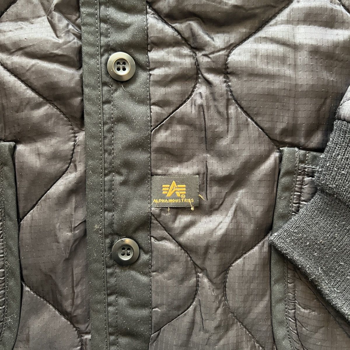 Alpha Industries × CDG by Comme des Garcons Vintage 00s CDG Alpha Industries Liner Jacket Size US L / EU 52-54 / 3 - 8 Thumbnail