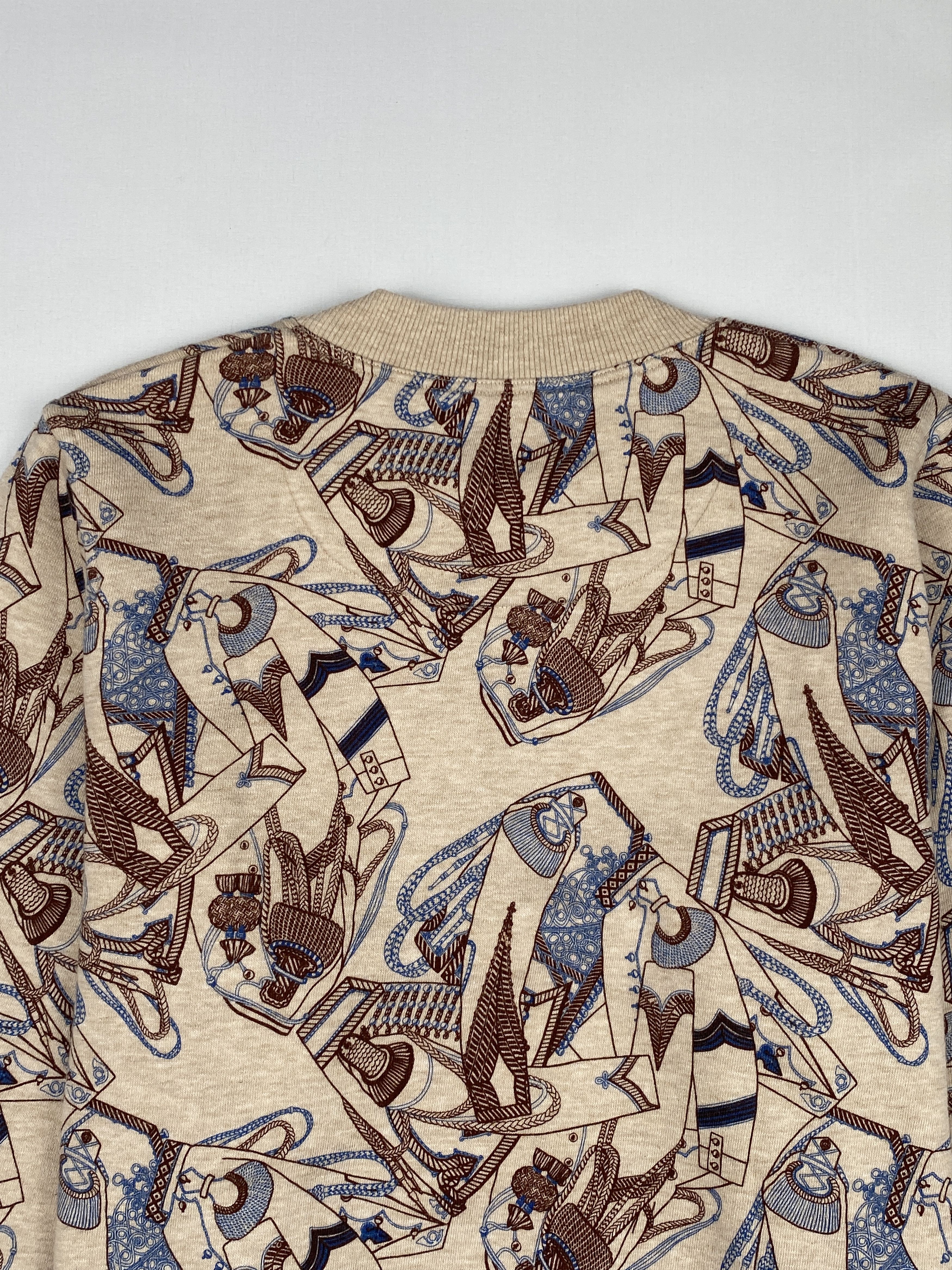 Hermes "Zouaves et Dragons Finesse" Sweatshirt Size XS / US 0-2 / IT 36-38 - 8 Thumbnail