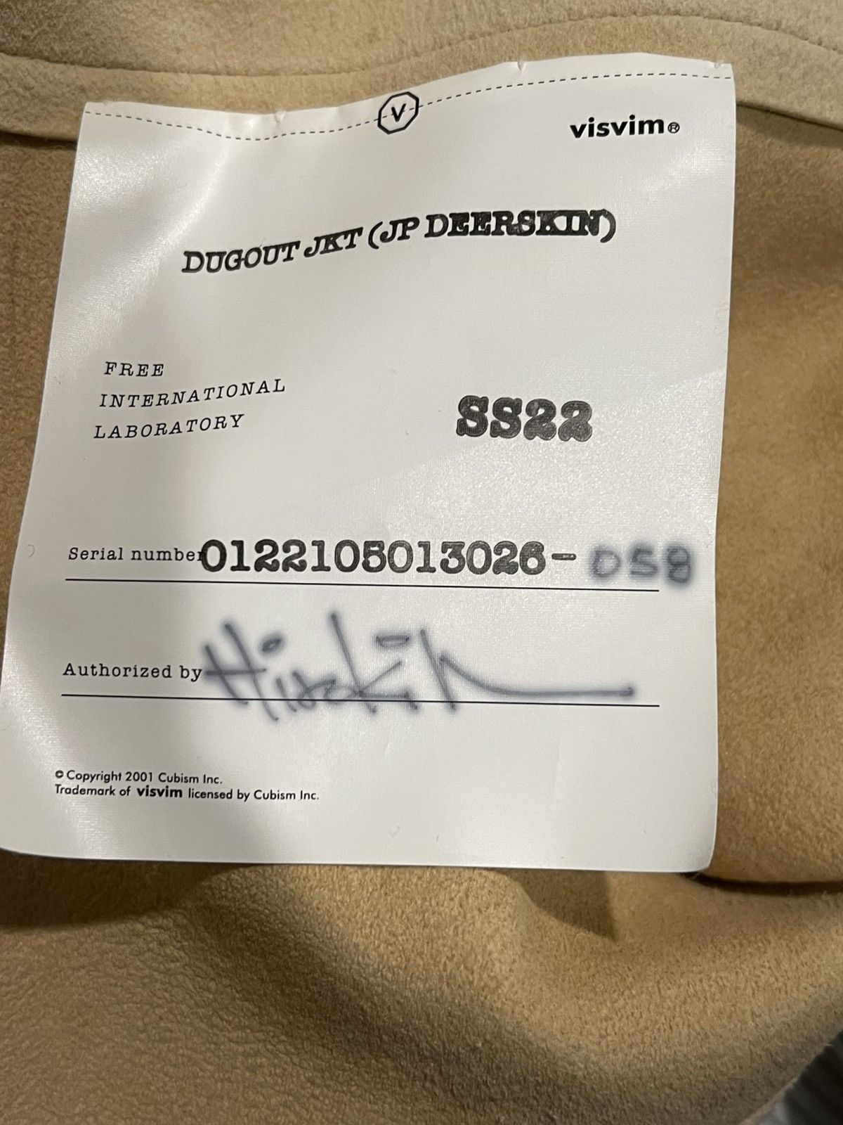 Visvim VISVIM SS22 Dugout JKT (JP Deerskin) Beige Size 2 Size US M / EU 48-50 / 2 - 7 Thumbnail