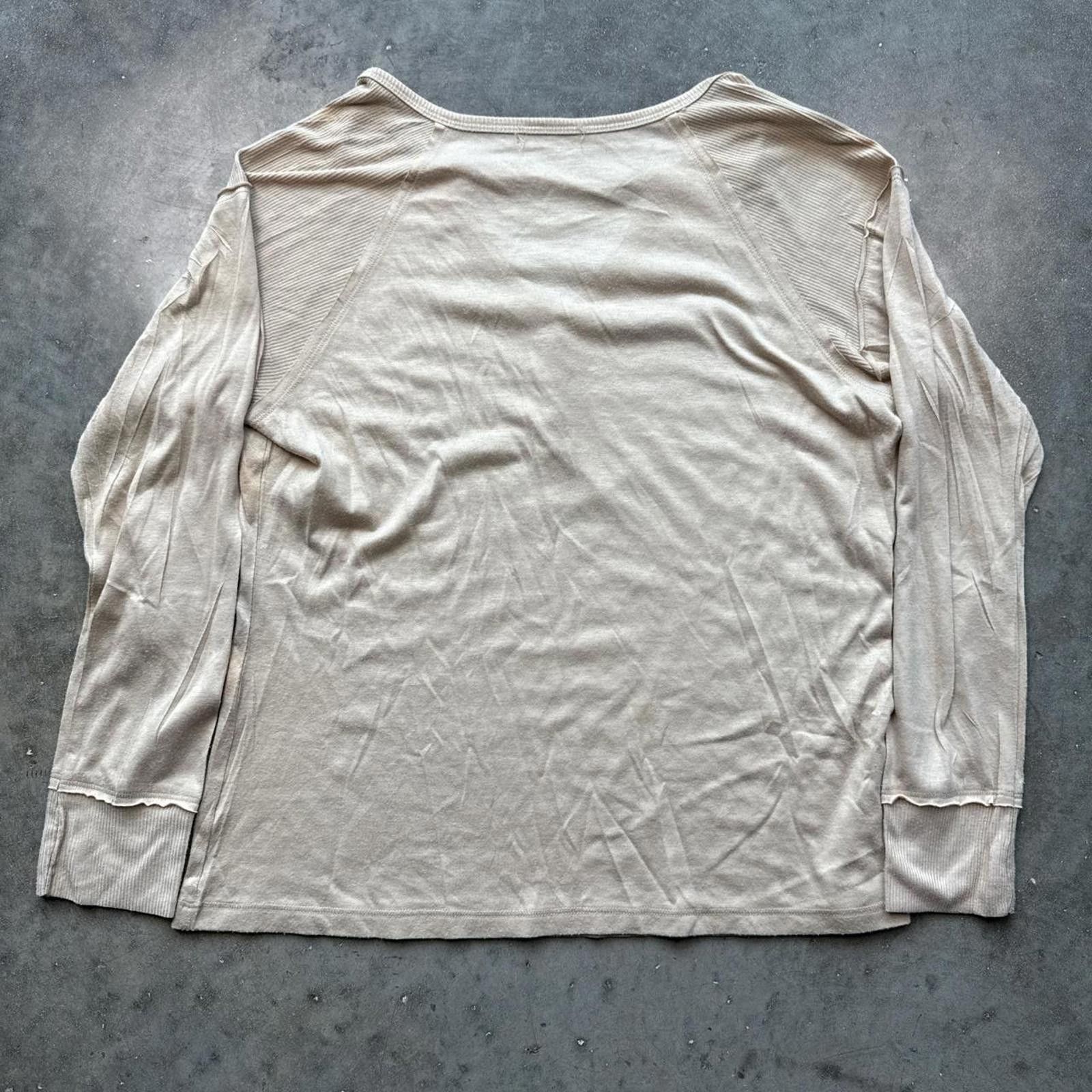 Other Vintage Y2k Long Sleeve Skull Cross & Wings Design T-Shirt Size M / US 6-8 / IT 42-44 - 2 Thumbnail