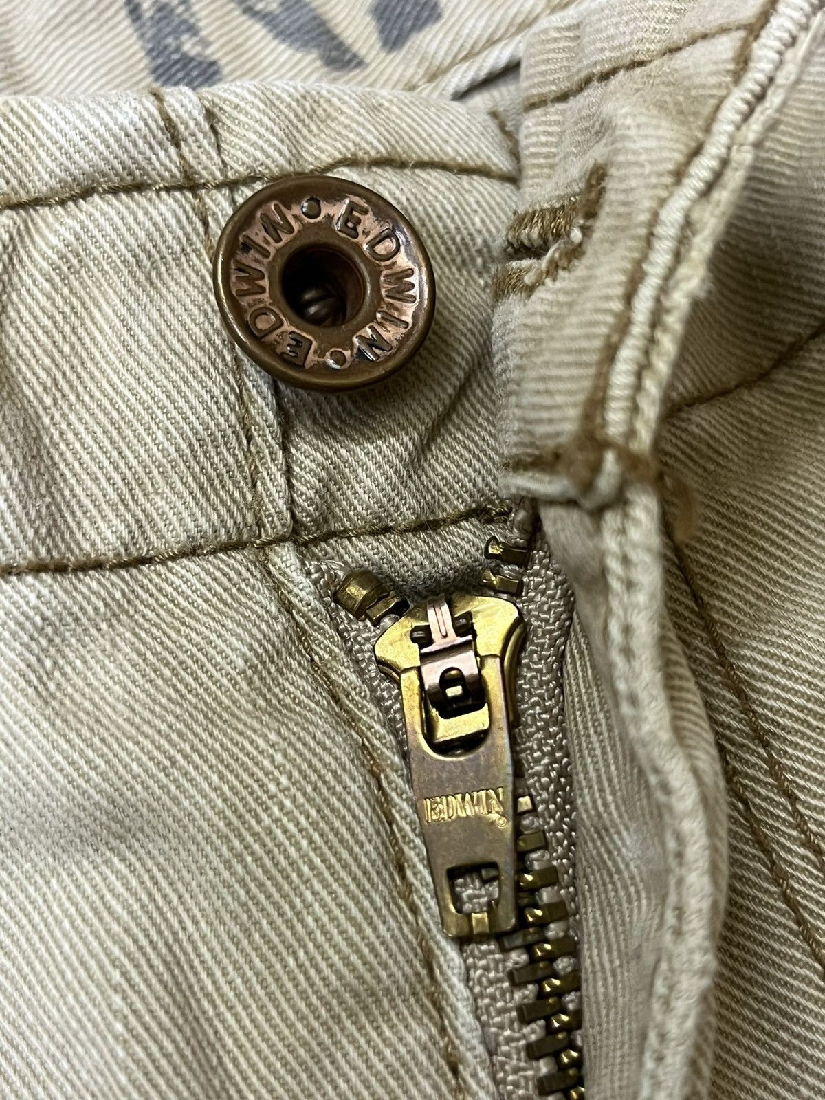 Edwin SICK🔥EDWIN TYPE 505 KHAKI FLARE TACTICAL PANT Size US 34 / EU 50 - 15 Thumbnail