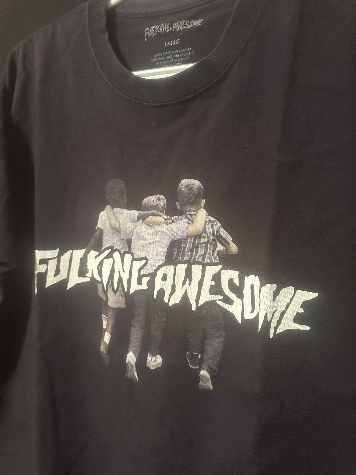 fucking awesome friendsTシャツ　M FUCKING AWESOME FRIENDS T-SHIRT / BLACK | Garmentory