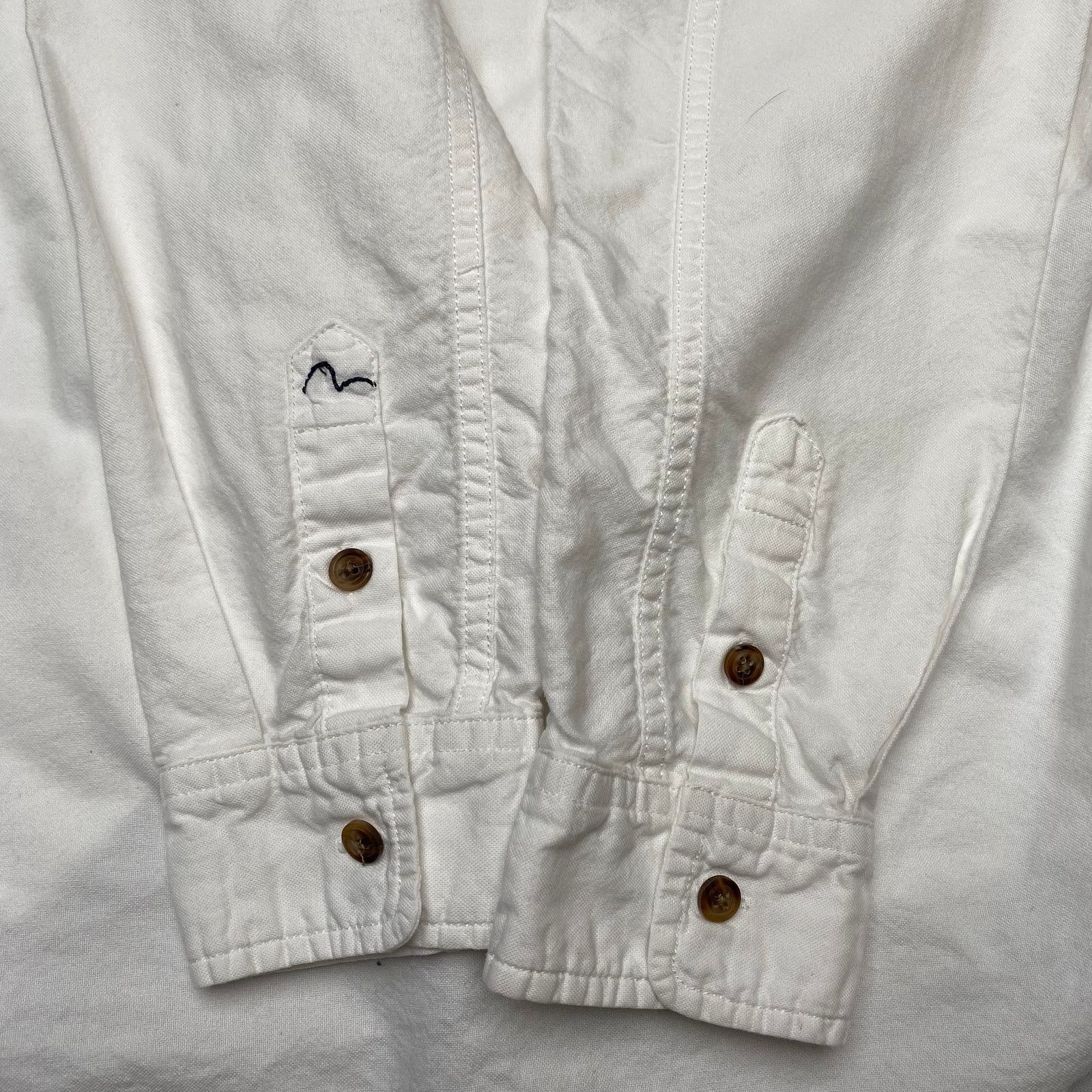 Evisu Evisu Seagull Print Oxford Shirt Button Up Men's XL Size US XL / EU 56 / 4 - 8 Thumbnail