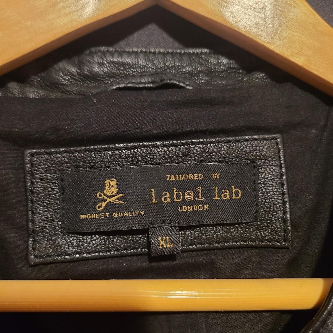 Other Label Lab London Leather Jacket Size US L / EU 52-54 / 3 - 2 Thumbnail