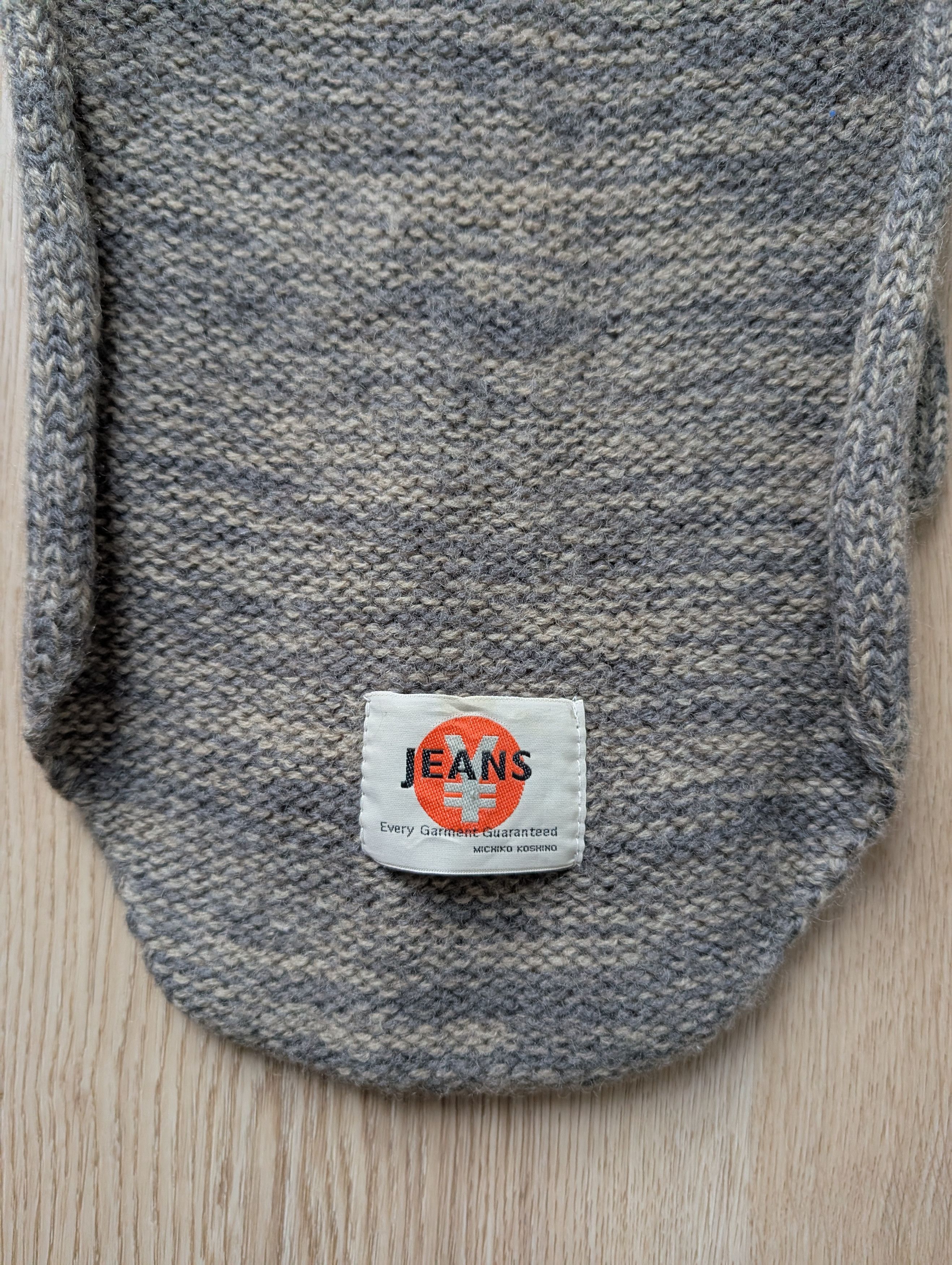 Michiko Koshino Michiko Koshino Japan Style Rare Y2K Wool Knit Balaclava Hat Size ONE SIZE - 7 Thumbnail