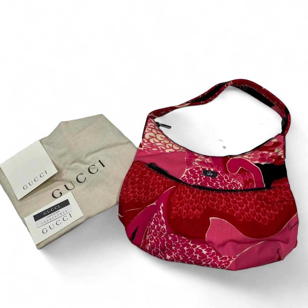 Gucci Gucci - Handbag One Shoulder Bag Flower Red Size ONE SIZE - 2 Thumbnail