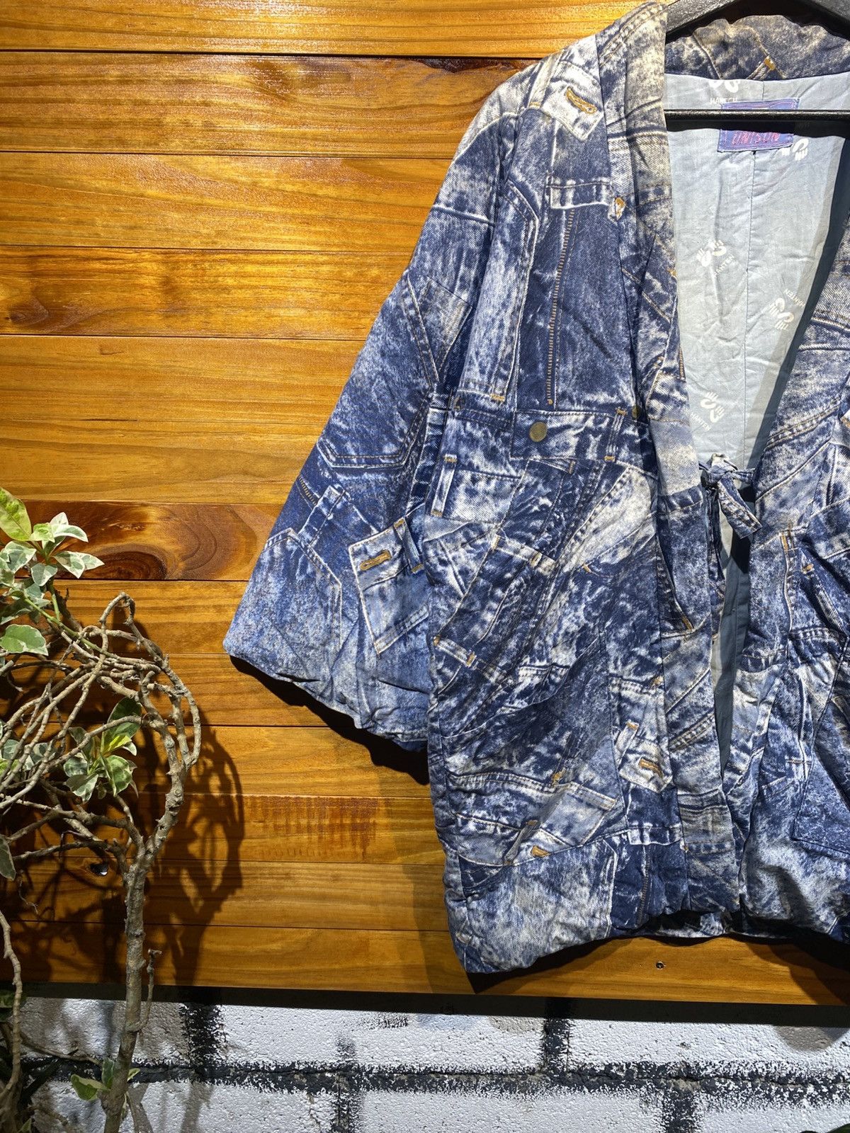 Japanese Brand Unison Hanten Jacket Print Kimono Style Hurdle Graphic Size US M / EU 48-50 / 2 - 7 Thumbnail