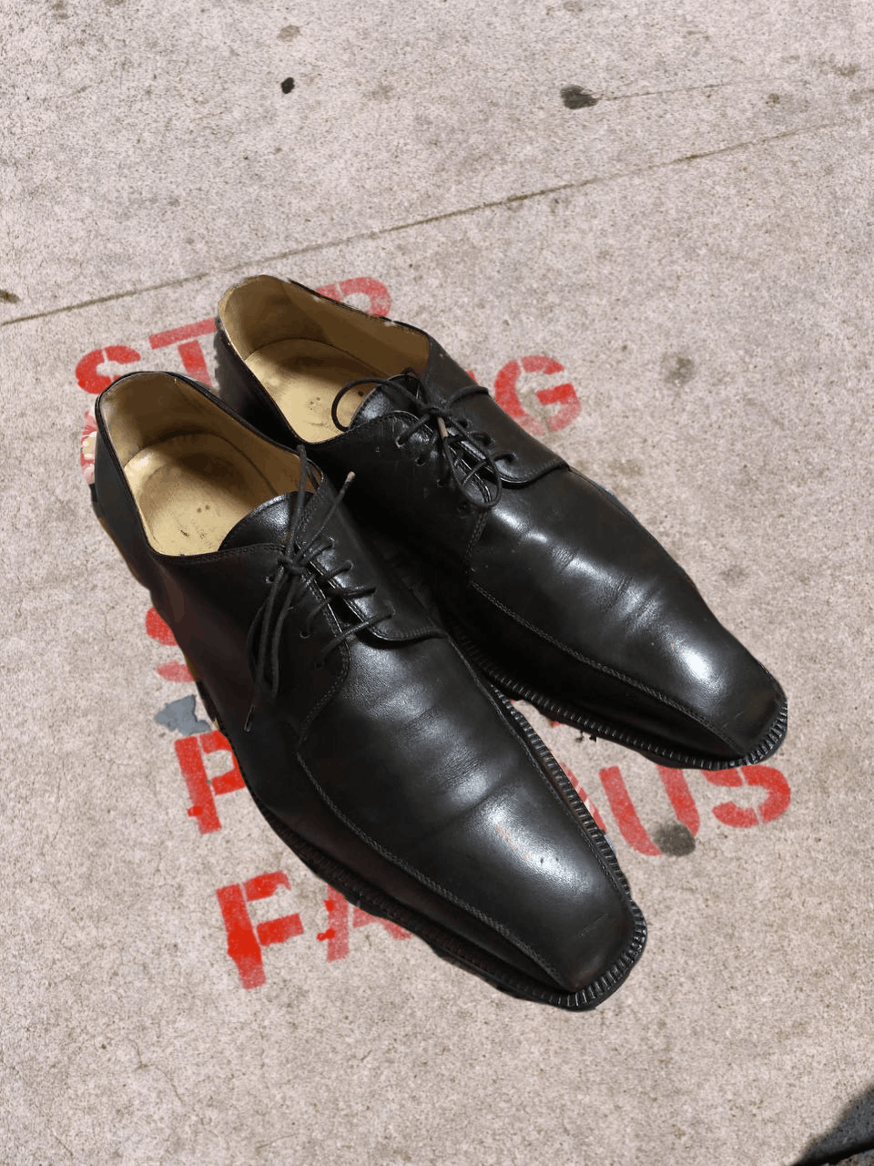 Dolce & Gabbana Dolce Gabbana Derby Oxfords Black leather Lace Up shoes Size US 9 / EU 42 - 1 Thumbnail