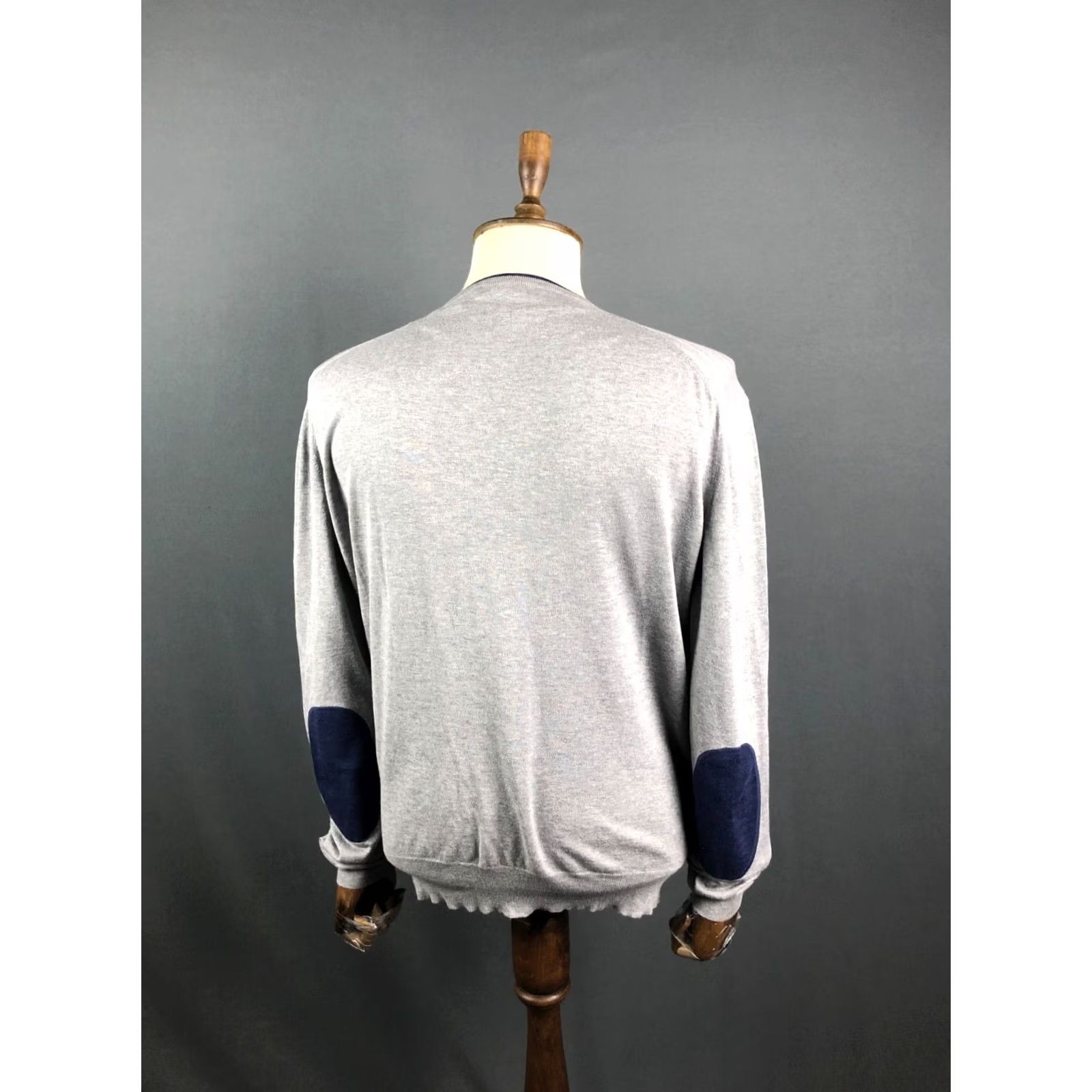 Fay Fay Sweatshirt Men Size 56 Cotton Gray Jersey Ribbed Crewneck Long Sleeve Pullover Size US XL / EU 56 / 4 - 3 Thumbnail