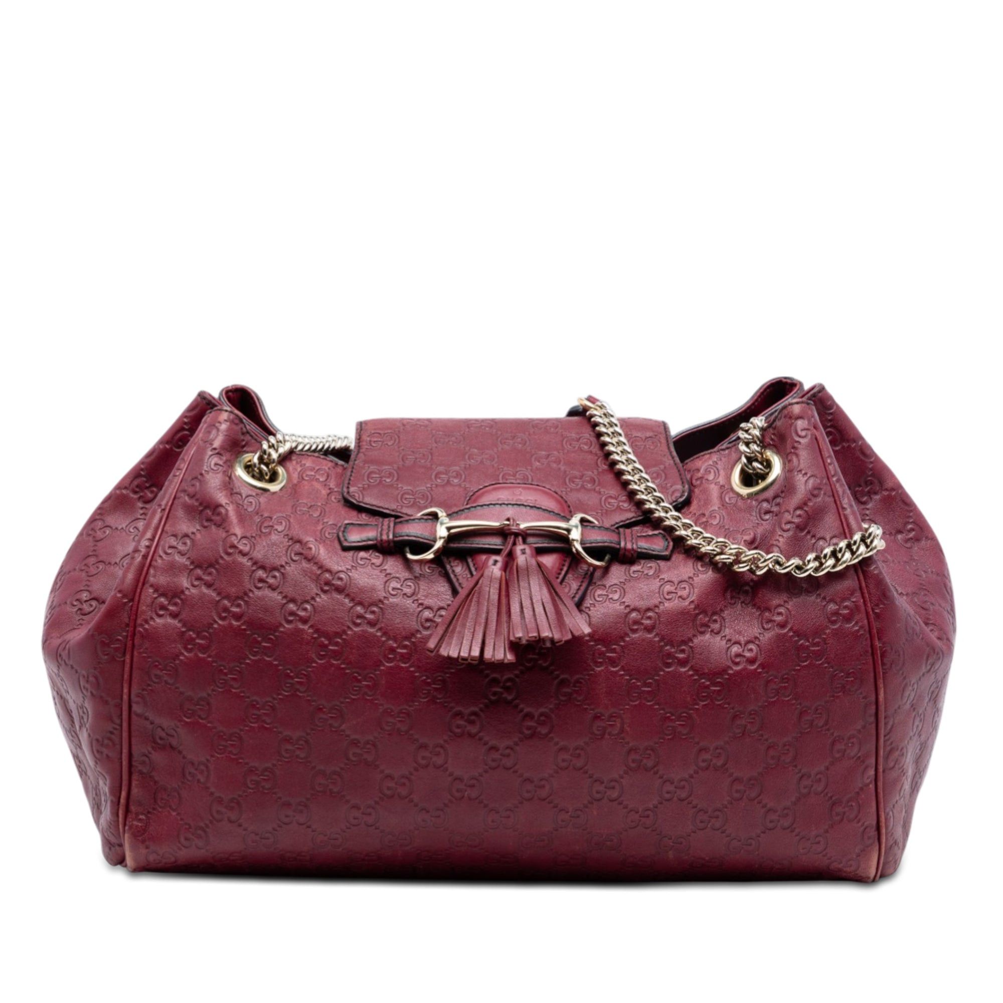 Gucci Large Guccissima Emily Chain Shoulder Bag Size ONE SIZE - 1 Thumbnail