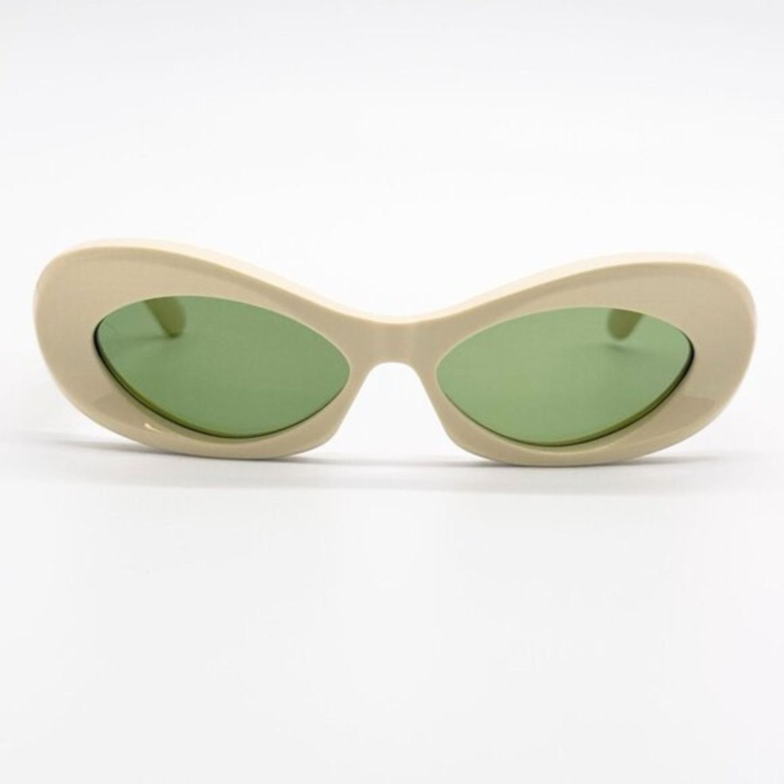 Valentino New! Valentino Ivory Sunglasses with green lenses, VLS 178B Size ONE SIZE - 4 Thumbnail