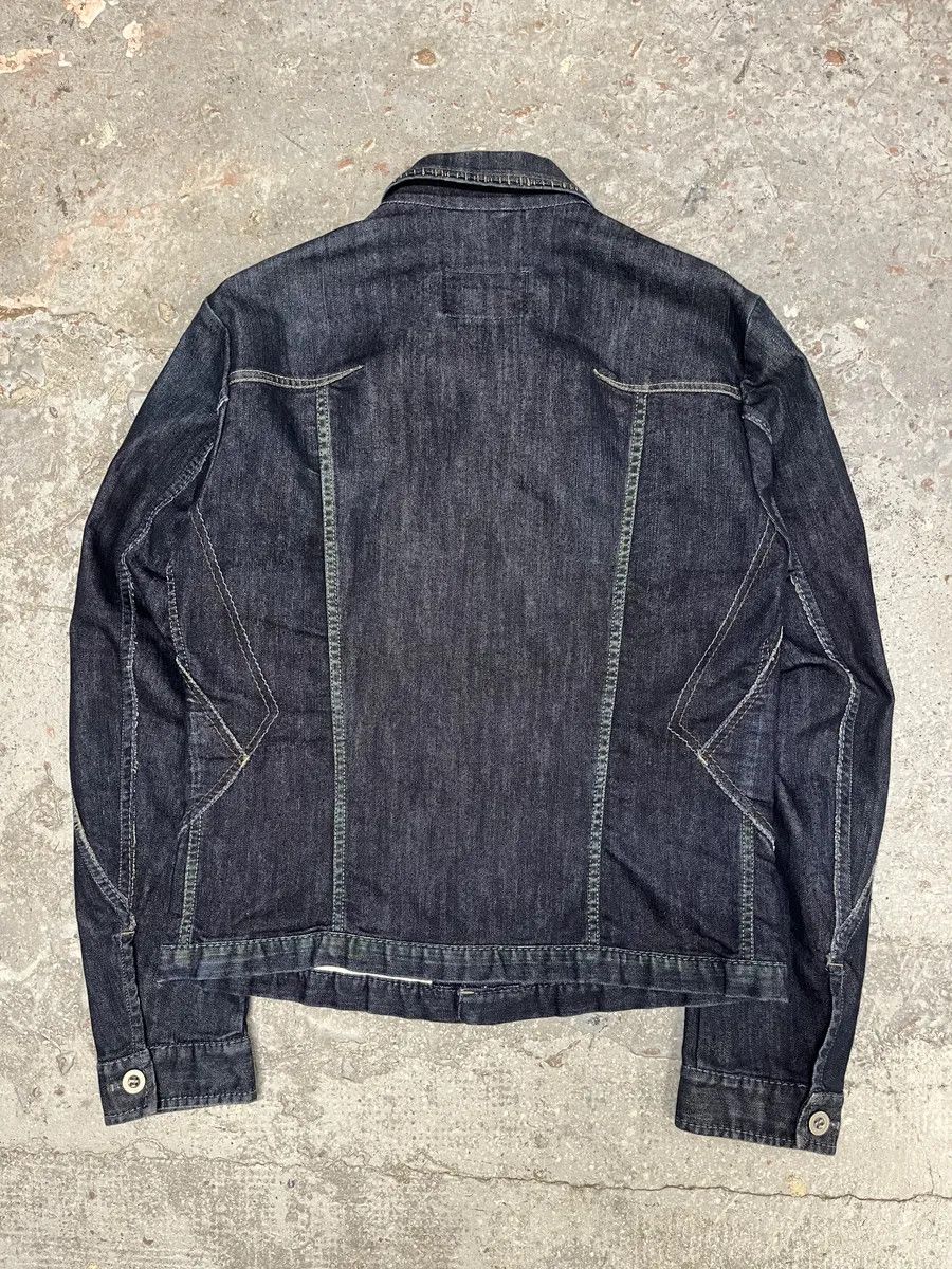 Marithe + Francois Girbaud AW2007 Marithé + François Girbaud Patch Brut Denim Jacket Size US M / EU 48-50 / 2 - 5 Thumbnail