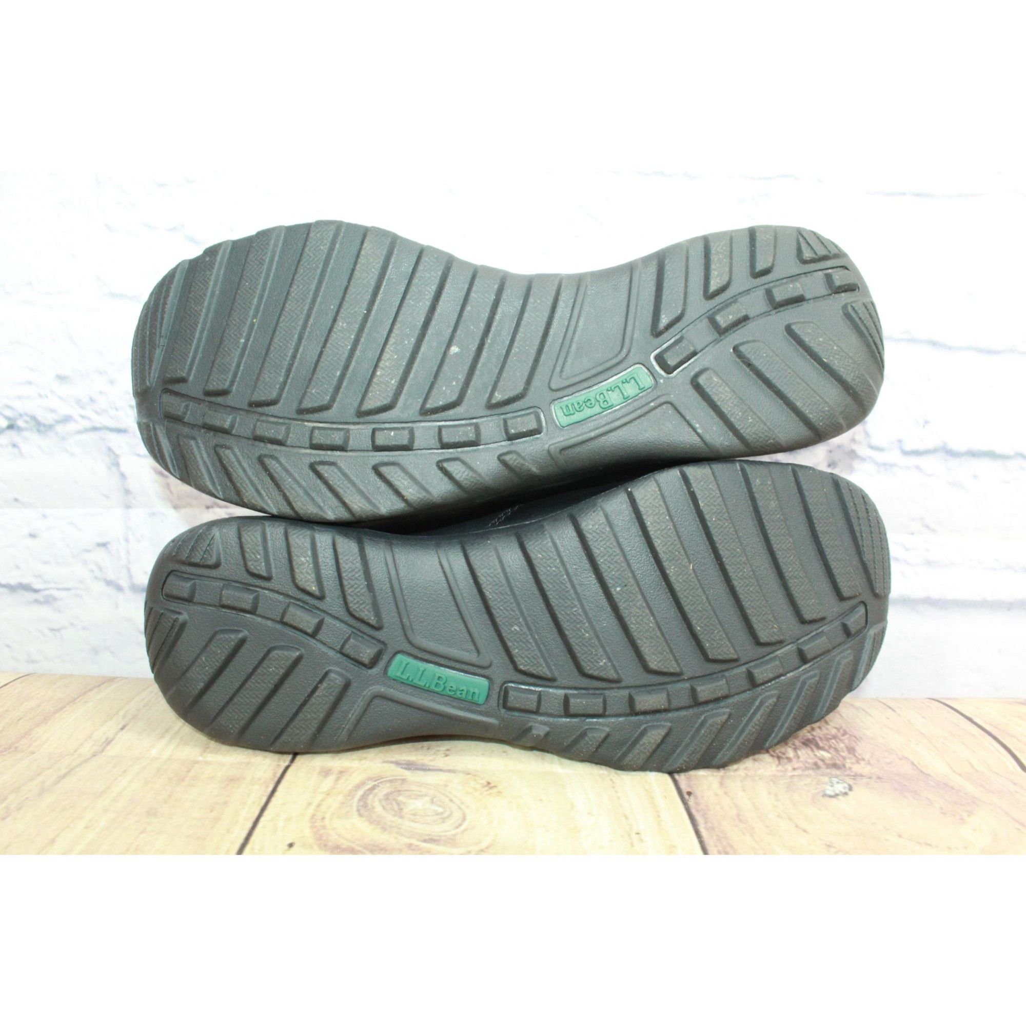 L.L. Bean LL Bean Women's Black Leather Comfort Moccasin Loafers Size US 10 / IT 40 - 9 Thumbnail