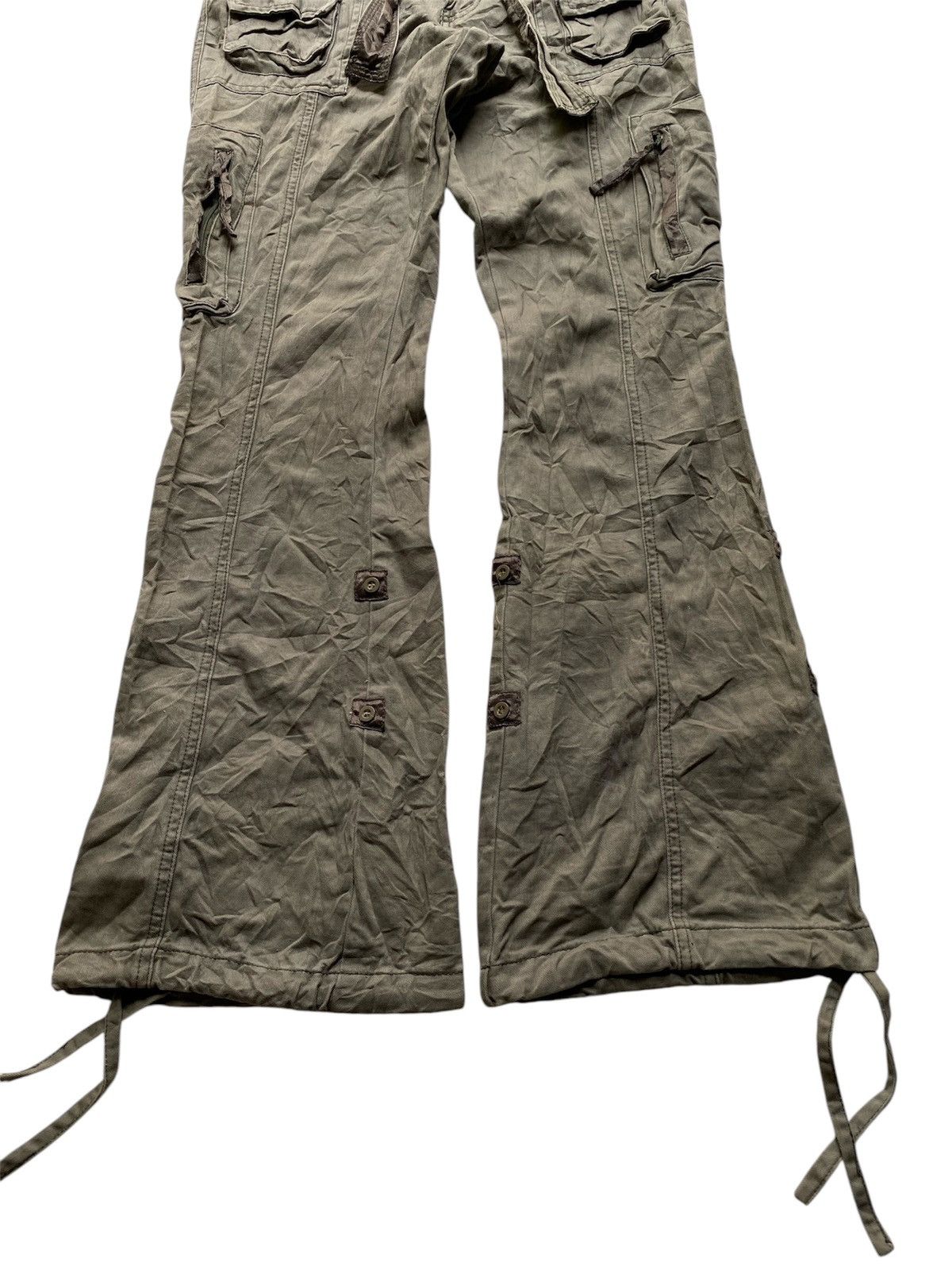 GOA Tough jean smith flared goa style cargo pants Size US 30 / EU 46 - 3 Thumbnail