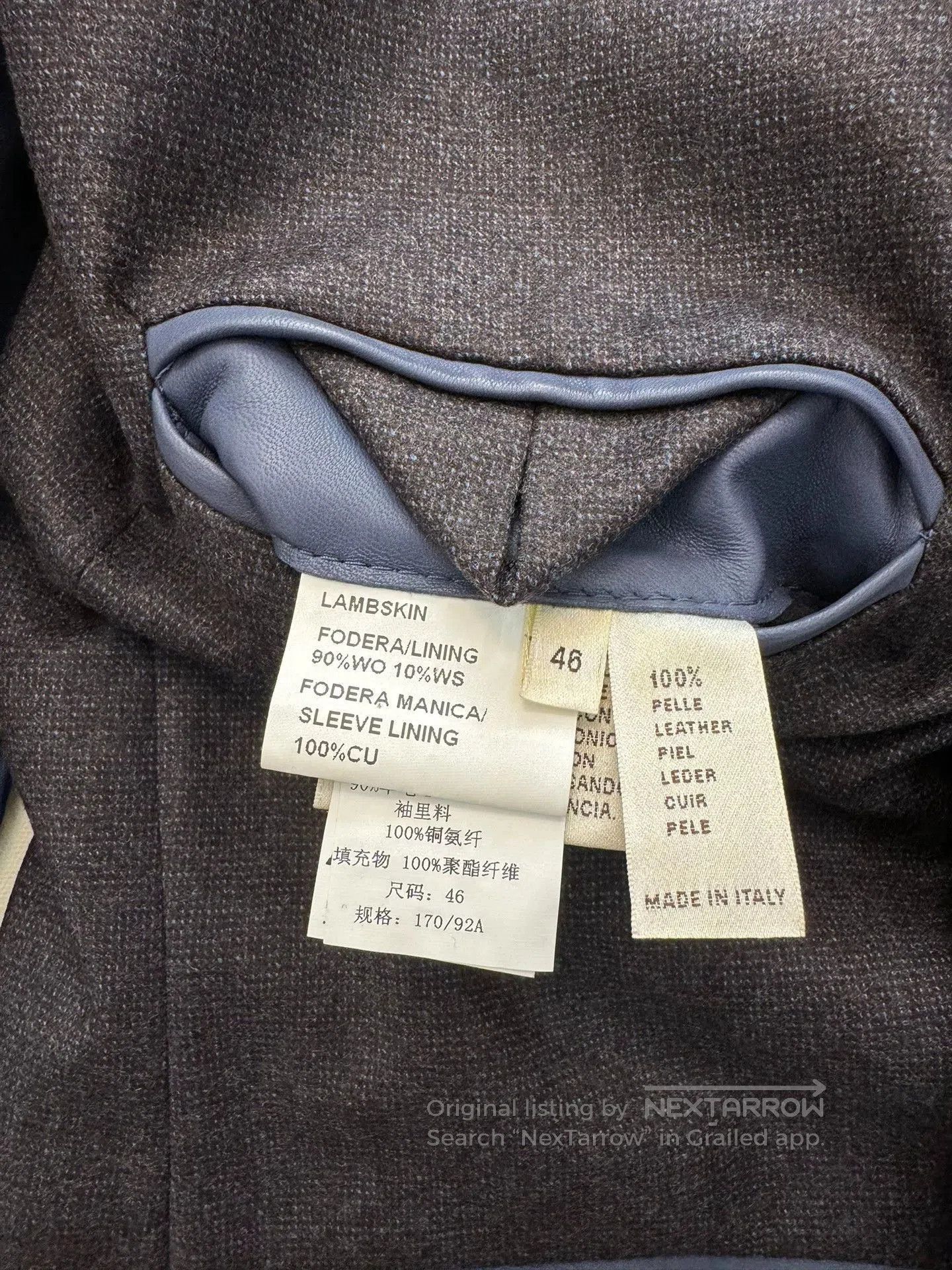 Kiton Multi Leather Jacket Size S. Size US S / EU 44-46 / 1 - 8 Thumbnail