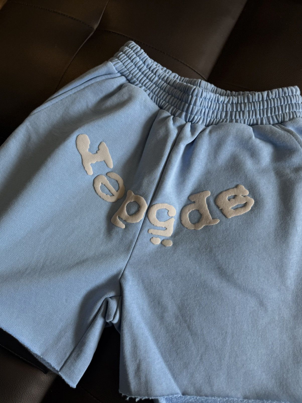 Sp5der Sp5der Sweatshorts Blue Size Small (NEW) Size US 29 - 5 Thumbnail