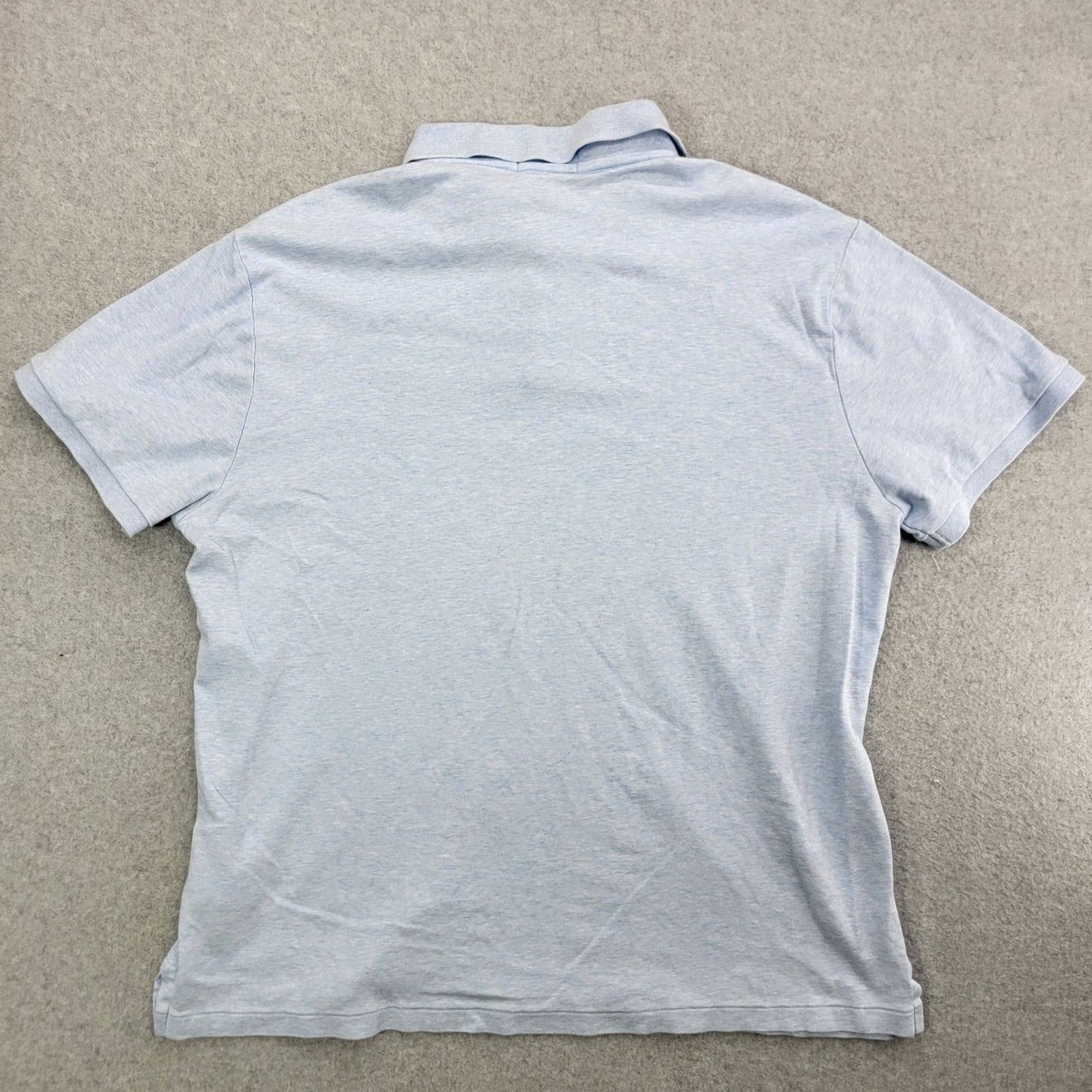 Ralph Lauren VINTAGE Polo Ralph Lauren Polo Shirt XL Blue Custom Slim Flesh Pony Preppy Casual Mens Size US XL / EU 56 / 4 - 6 Thumbnail