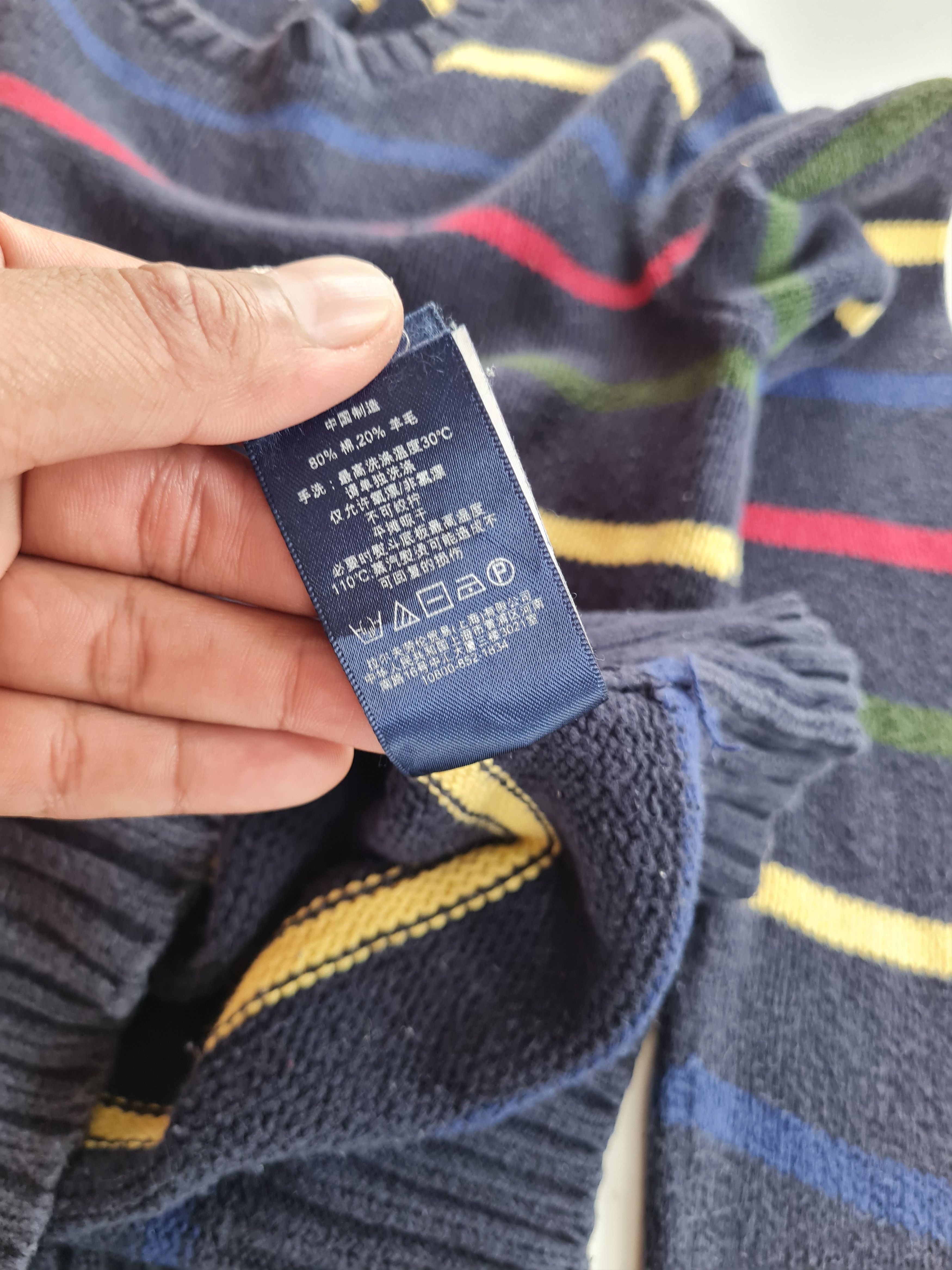 Polo Ralph Lauren × Vintage Vtg Polo Ralph Lauren Stripe Size US S / EU 44-46 / 1 - 9 Thumbnail