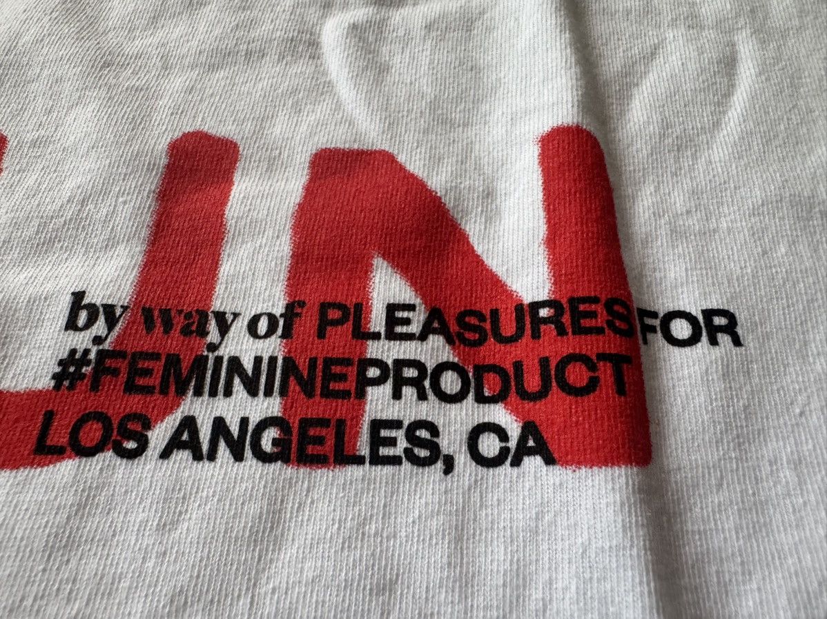 Pleasures Medium White A Girl is A Gun Tee Shirt Merch Joy Red Black Size US M / EU 48-50 / 2 - 3 Thumbnail
