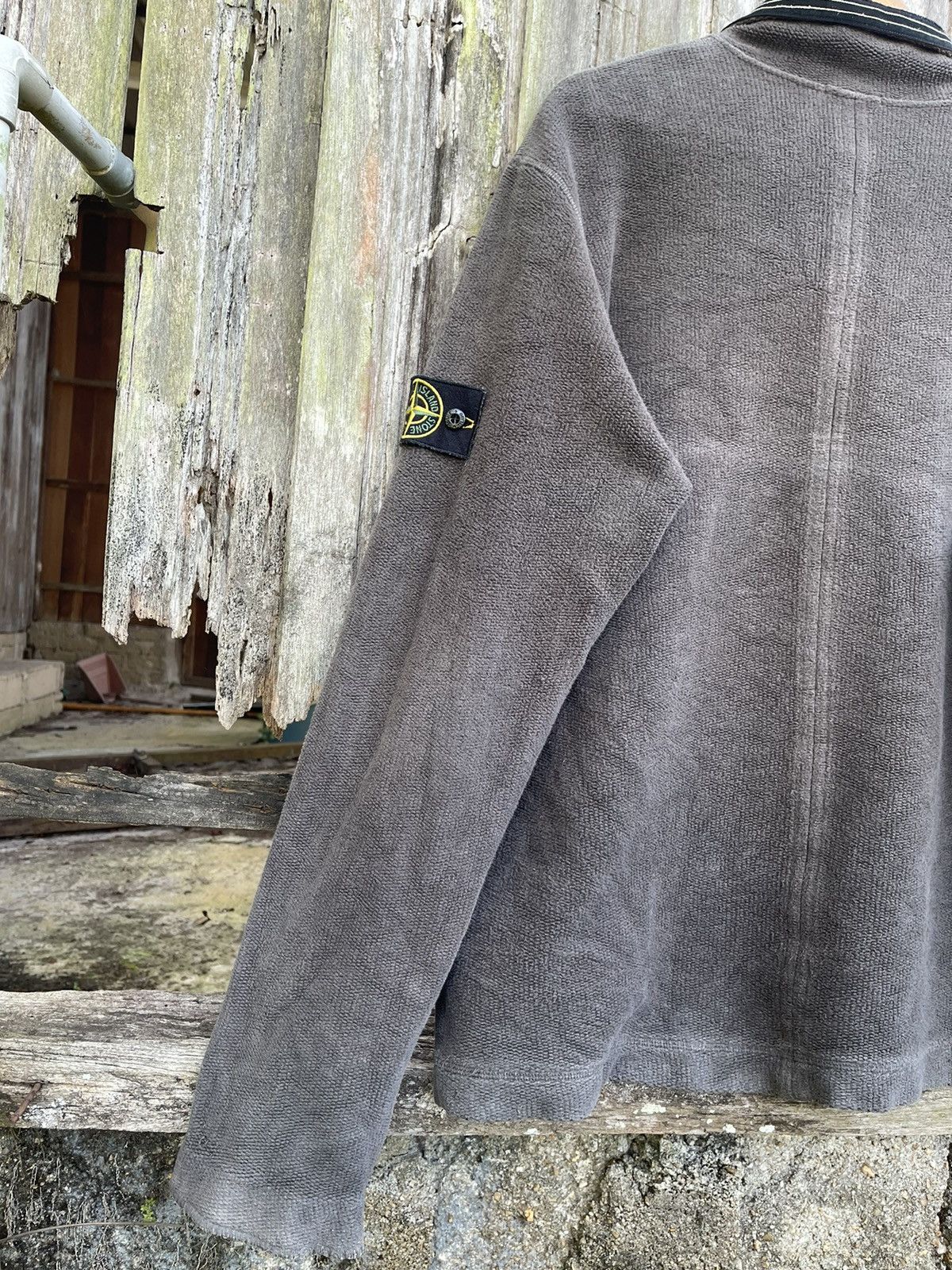 Stone Island Stone Island AW2003 Vintage Olive 1/4 Zip Sweater – L Size US L / EU 52-54 / 3 - 15 Thumbnail