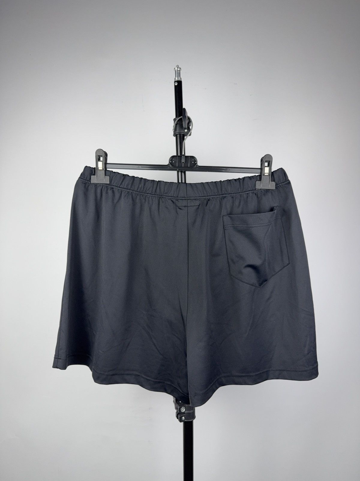 Emporio Armani 90s Retro Emporio Armani Black Swim Shorts Logo Patch L / 52 Size US 36 / EU 52 - 5 Thumbnail