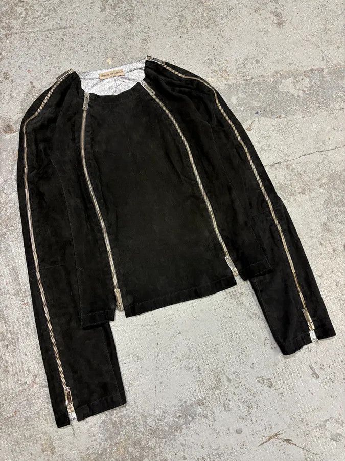 Emporio Armani AW2003 Emporio Armani Black Multi Full Zips Jacket Size S / US 4 / IT 40 - 5 Thumbnail