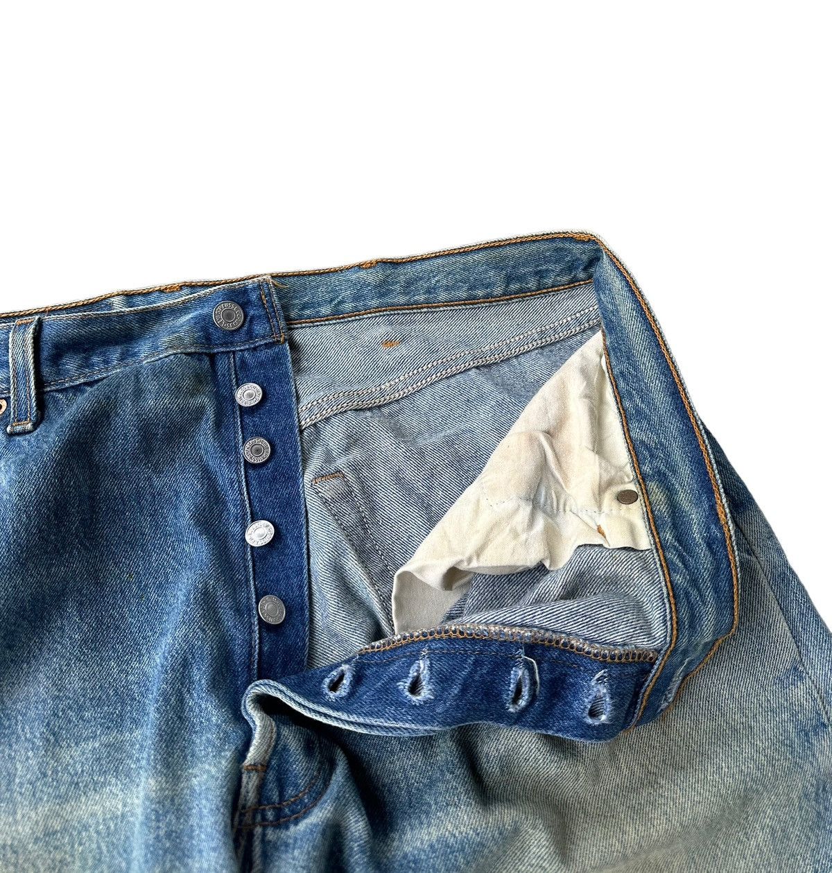 Levi's Vintage 90s Levi’s 501 top button 511 denim jeans Size US 38 / EU 54 - 4 Thumbnail