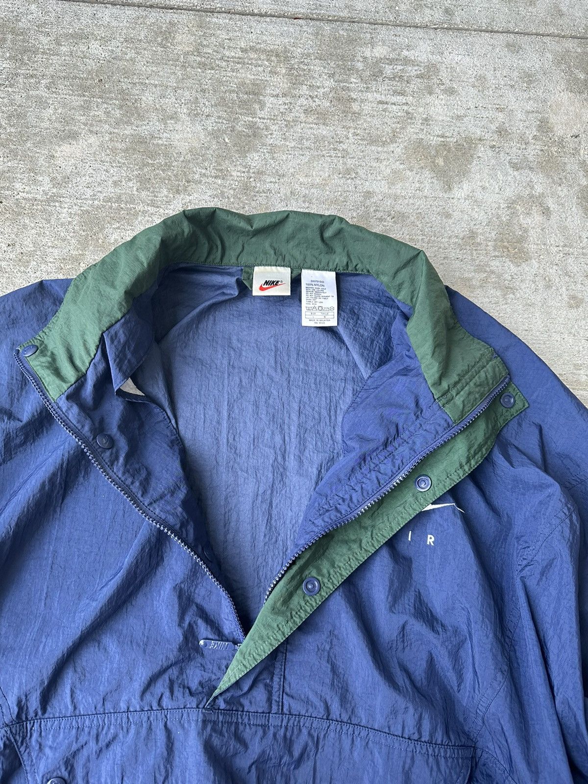 Nike 90s Nike Air Anorak Windbreaker Jacket Size US L / EU 52-54 / 3 - 14 Thumbnail