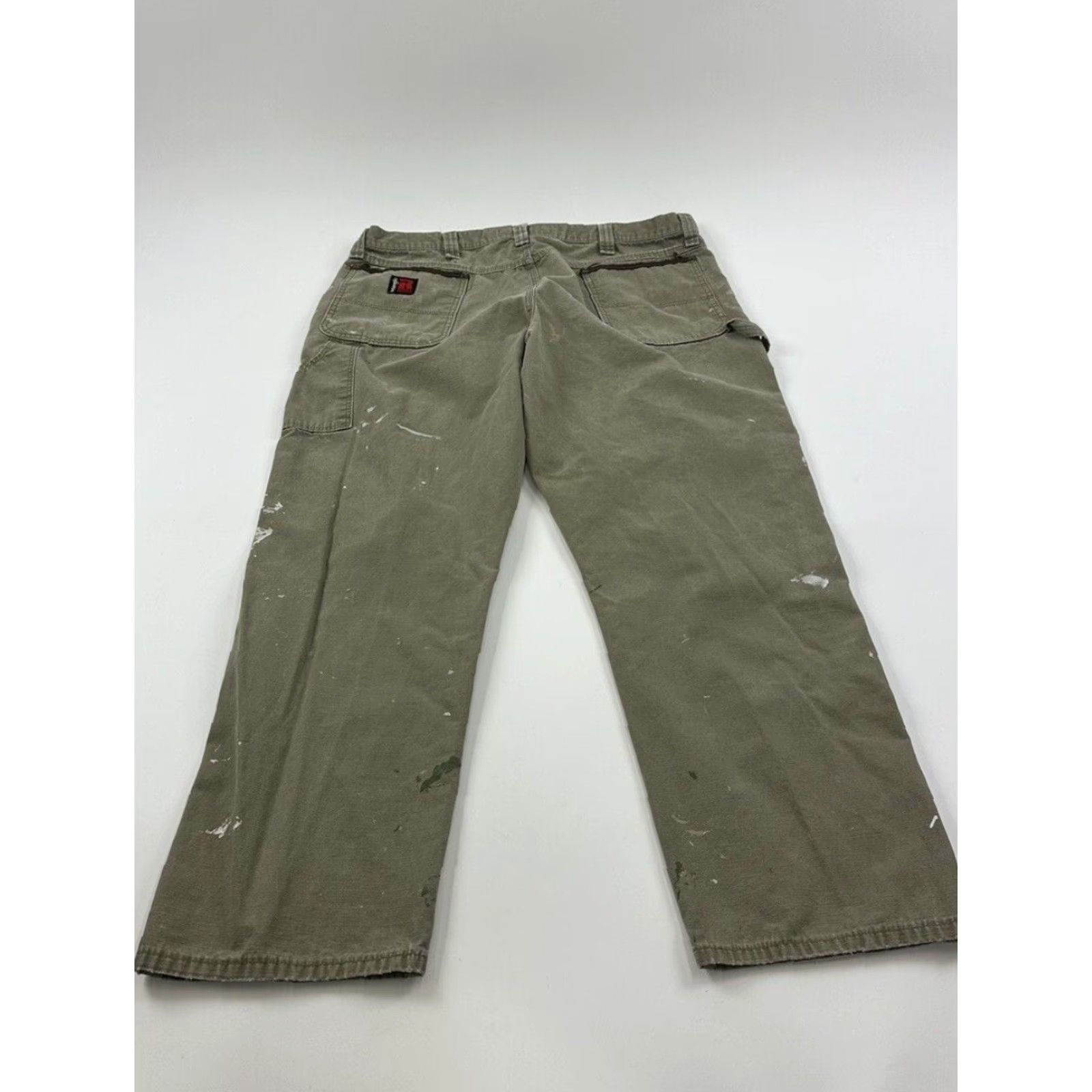 Wrangler Wrangler Carpenter Pants Mens 40x31 Khaki Workwear Size US 40 / EU 56 - 2 Thumbnail
