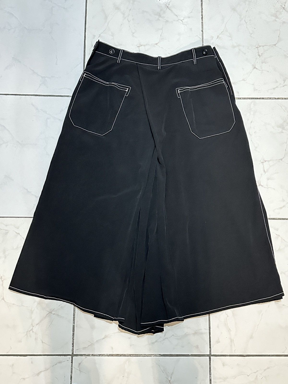 Yohji Yamamoto BLACK HAKAMA PANTS Size US 32 / EU 48 - 3 Thumbnail