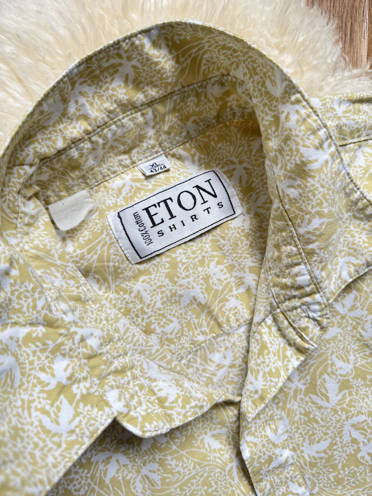 Eton Eton Short Sleeve Button Up Shirt Size US XL / EU 56 / 4 - 4 Thumbnail