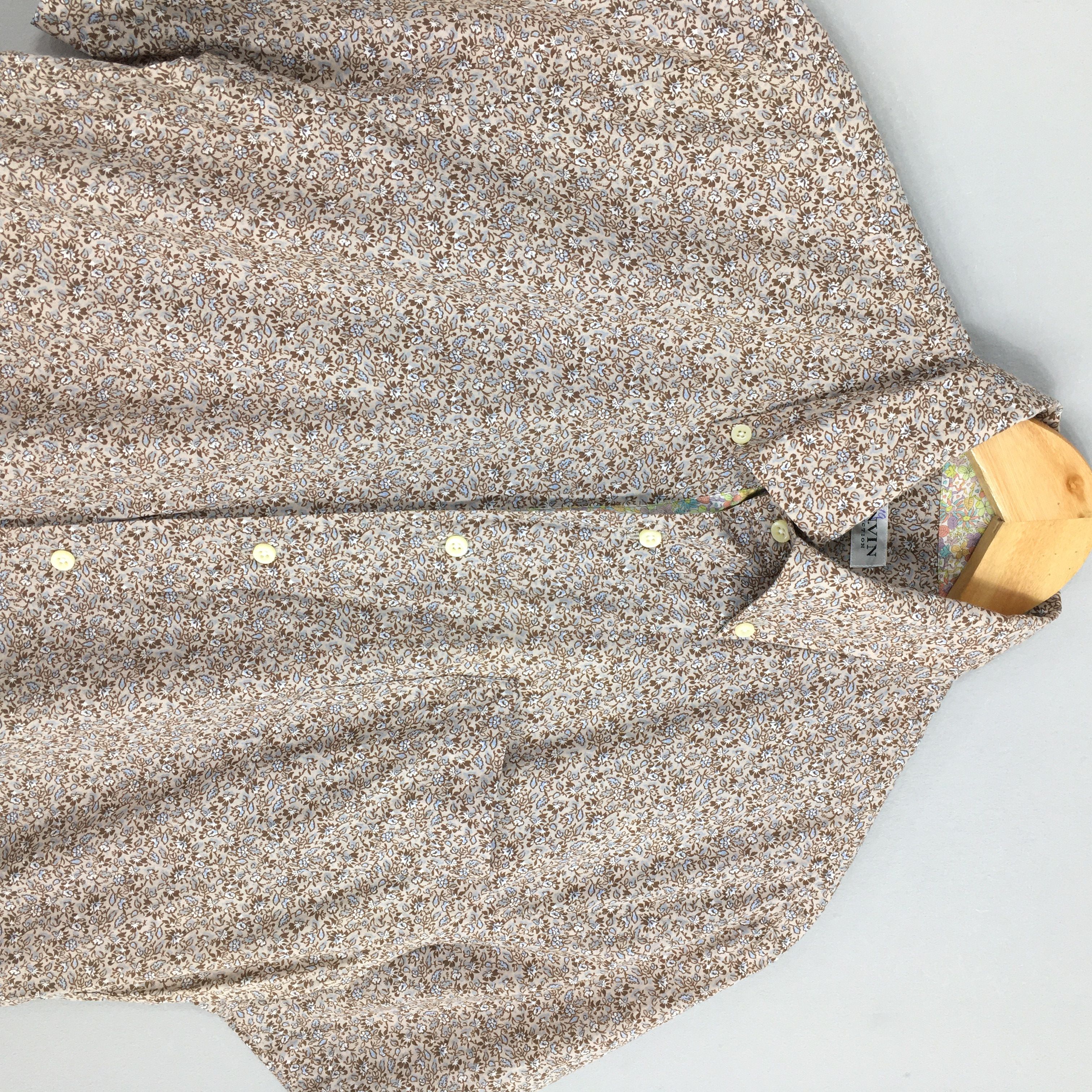 Designer Vintage Lanvin Collection Paisley Floral Shirt Medium Size US M / EU 48-50 / 2 - 3 Thumbnail
