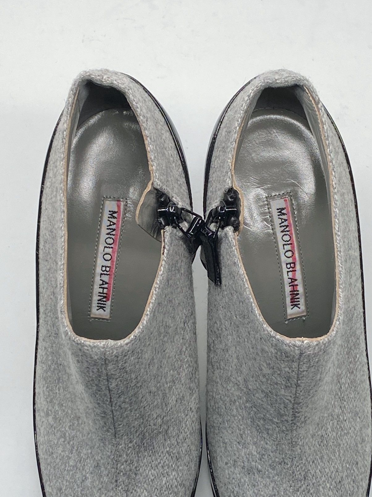 Manolo Blahnik Manolo Blahnik Archepla Wool-Blend Booties size 38 Size US 8 / IT 38 - 10 Thumbnail