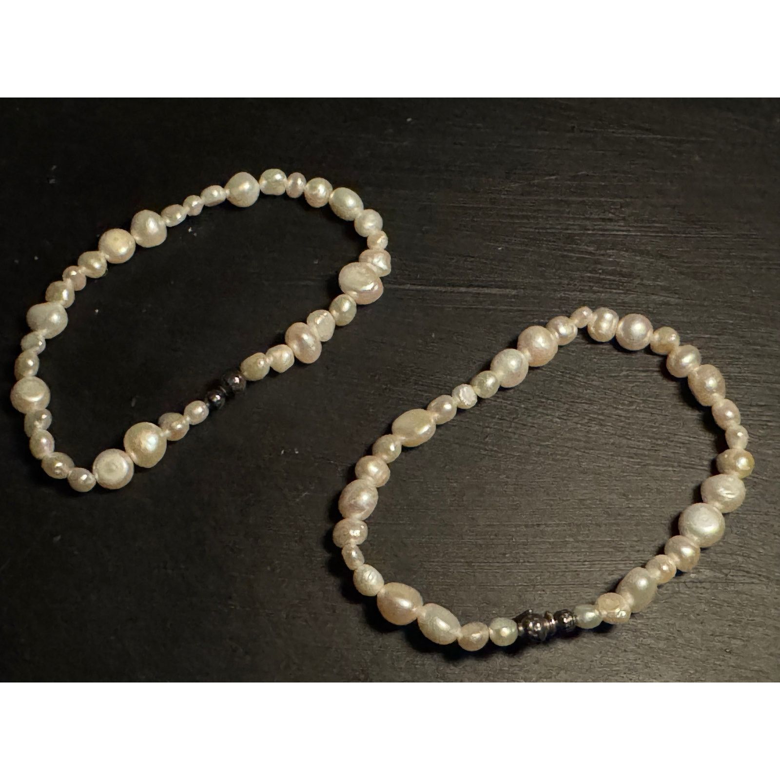 Other Vintage Silpada Freshwater Pearl Stretch Bracelets (pair) Size ONE SIZE - 2 Thumbnail