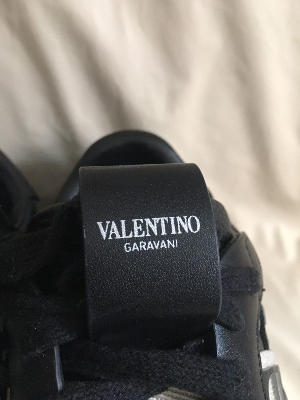 Designer × Valentino Valentino Garavani VL7N Black Leather Sneakers Size EU 41 Size US 8 / EU 41 - 8 Thumbnail