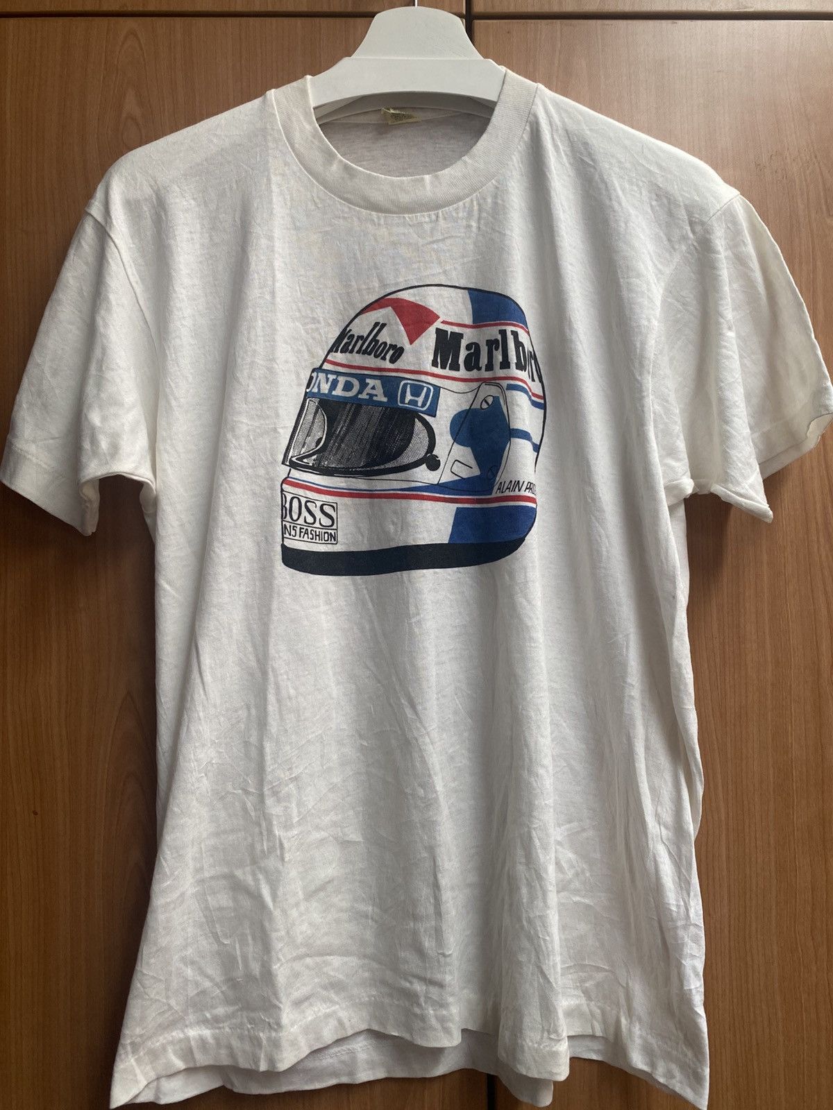 Other Marlboro F1 Alain Prost Tee Size M True 80’s Vintage Size US L / EU 52-54 / 3 - 2 Thumbnail