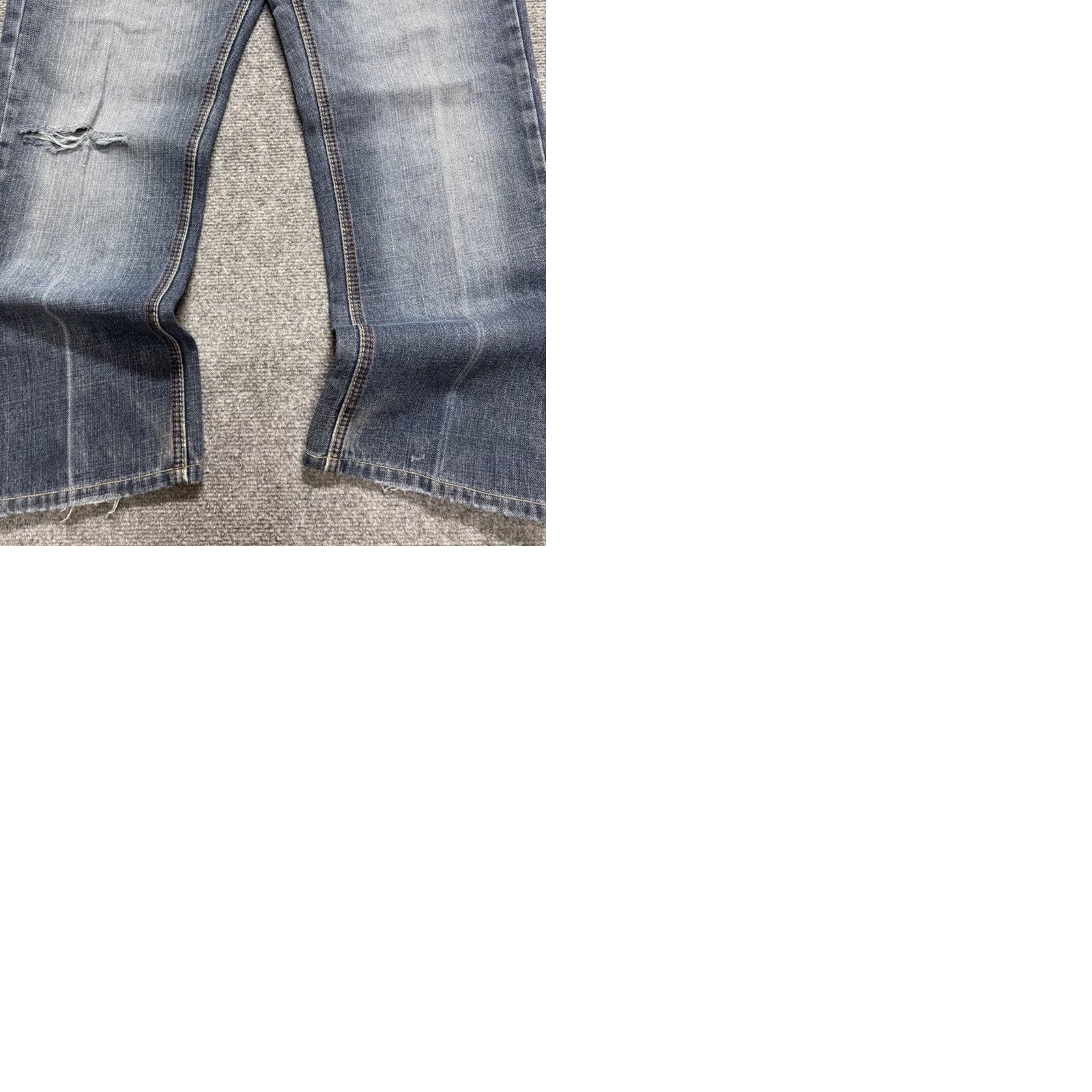 The Unbranded Brand Bailey's Pit Black Jeans Women's 30x25 Boot Cut Cotton Blend Light Wash - Blue - Women - Bootcut - 30 - Regular - Distressed - Good Pre-owned Size 30" / US 8 / IT 44 - 9 Thumbnail