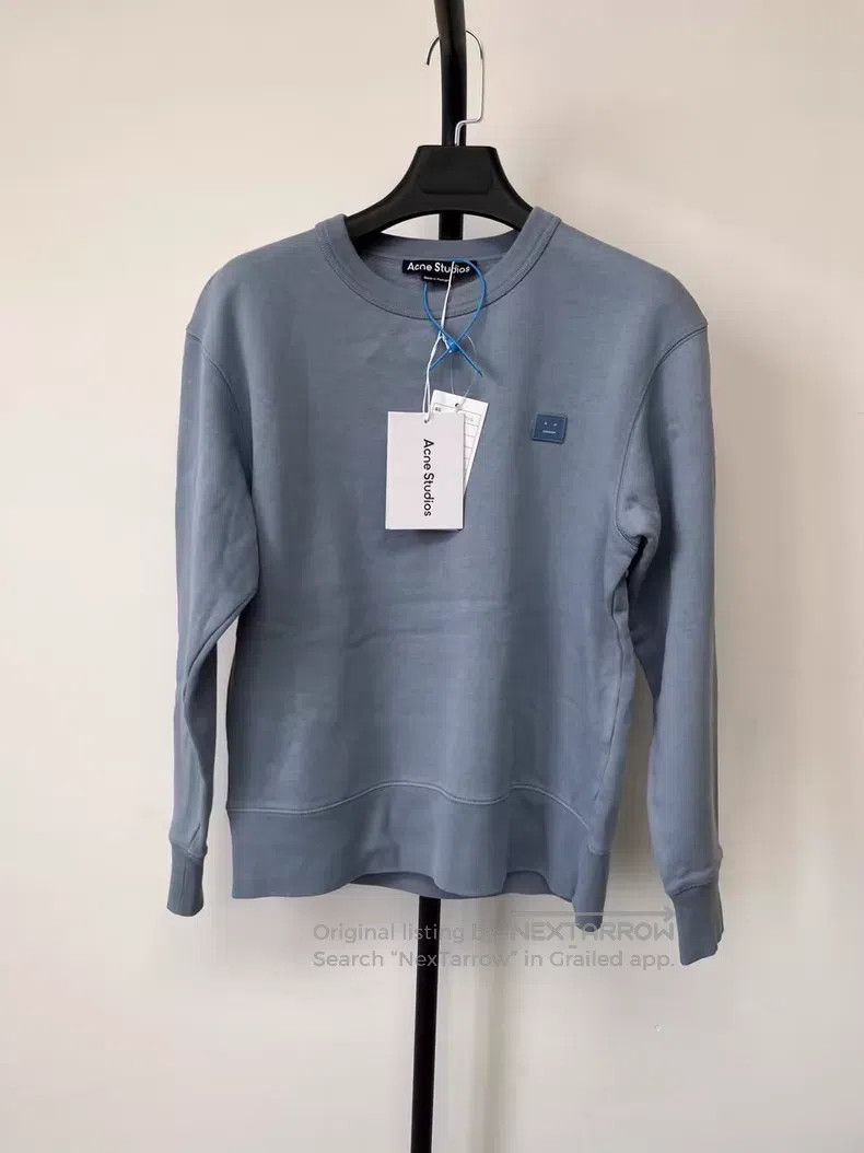 Acne Studios Acne Studios Smile Patch Crew Neck Long Sleeve Sweatshirt Size XXS / US 00 / IT 34 - 1 Thumbnail