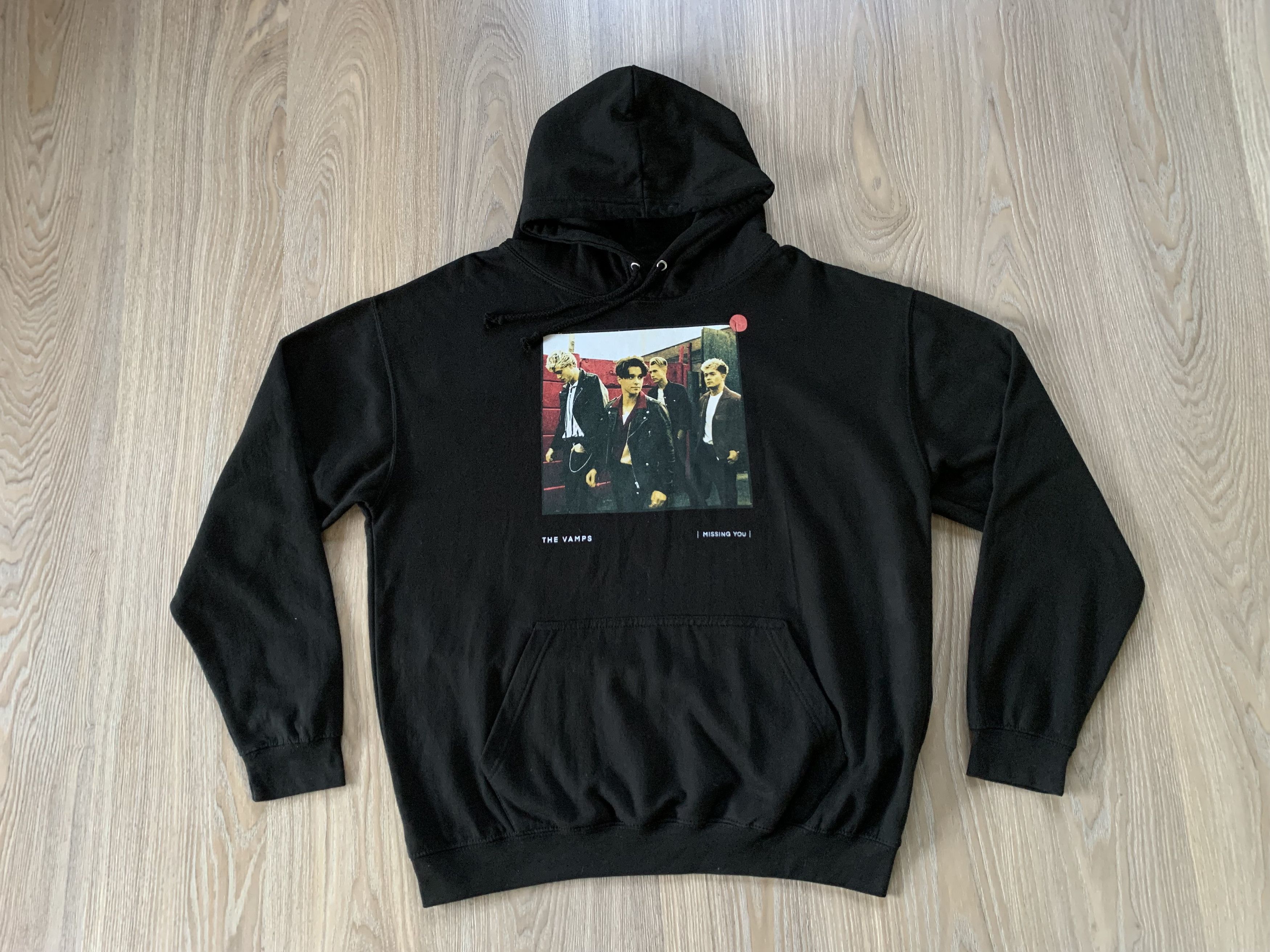 Band Tees × Vintage The Vamps Missing You Band Black Hoodie Size US XL / EU 56 / 4 - 2 Thumbnail