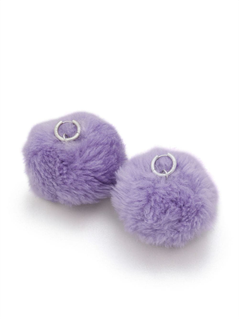 Marni o1w1db10125 Size:OS/ Pom Earrings in Purple Size ONE SIZE - 3 Thumbnail