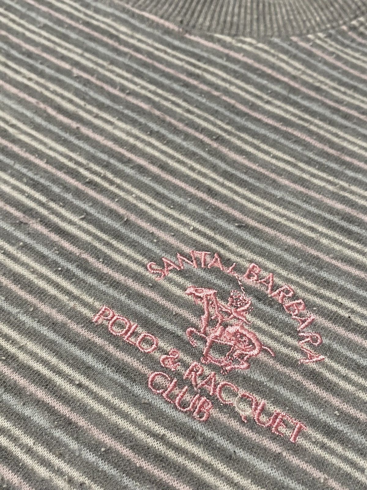 Japanese Brand × Vintage POLO & RACQUET CLUB SANTA BARBARA STRIPES LONGSLEEVE Size US M / EU 48-50 / 2 - 5 Thumbnail