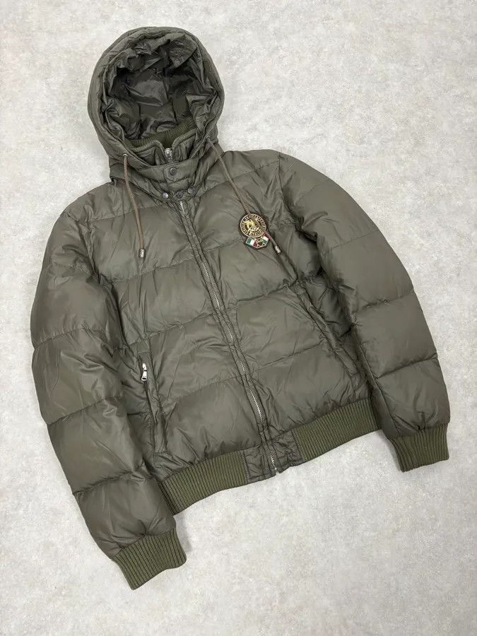 Dolce & Gabbana AW2003 Dolce & Gabbana Green Hooded Puffer Bomber Jacket Size US M / EU 48-50 / 2 - 4 Thumbnail