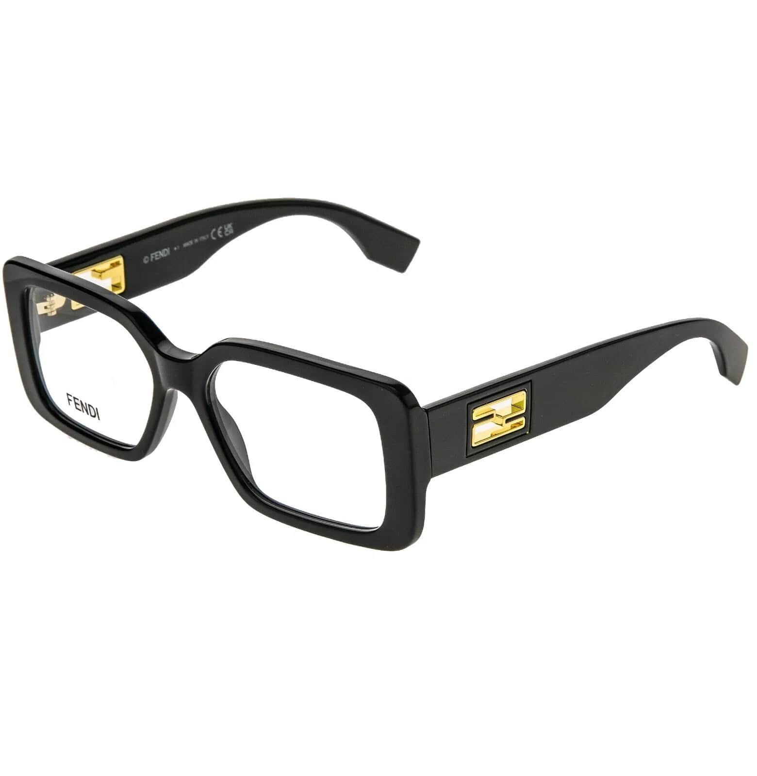 Fendi FENDI BAGUETTE Cut Out 50072 001 Eyeglass Optical FE50072I Size ONE SIZE - 8 Thumbnail