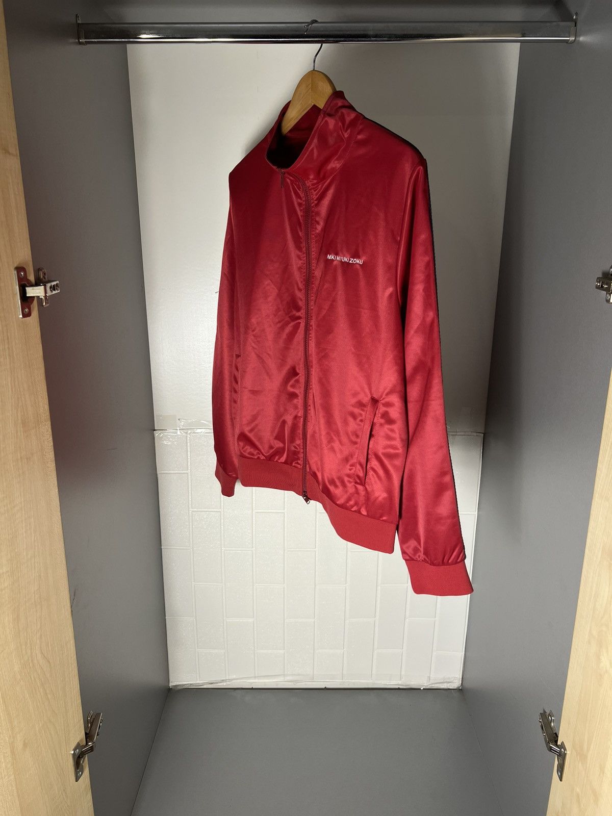 Mki Miyuki Zoku MKI MIYUKI ZOKU TRACK ZIP JACKET LIGHT SPORTSWEAR Y2K Size US M / EU 48-50 / 2 - 9 Thumbnail
