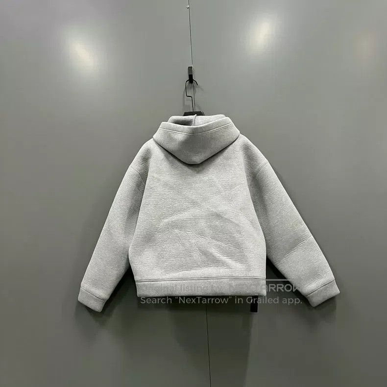 Miu Miu Miu Miu 38 Gray small logo zipper hoodie Size M / US 6-8 / IT 42-44 - 2 Thumbnail