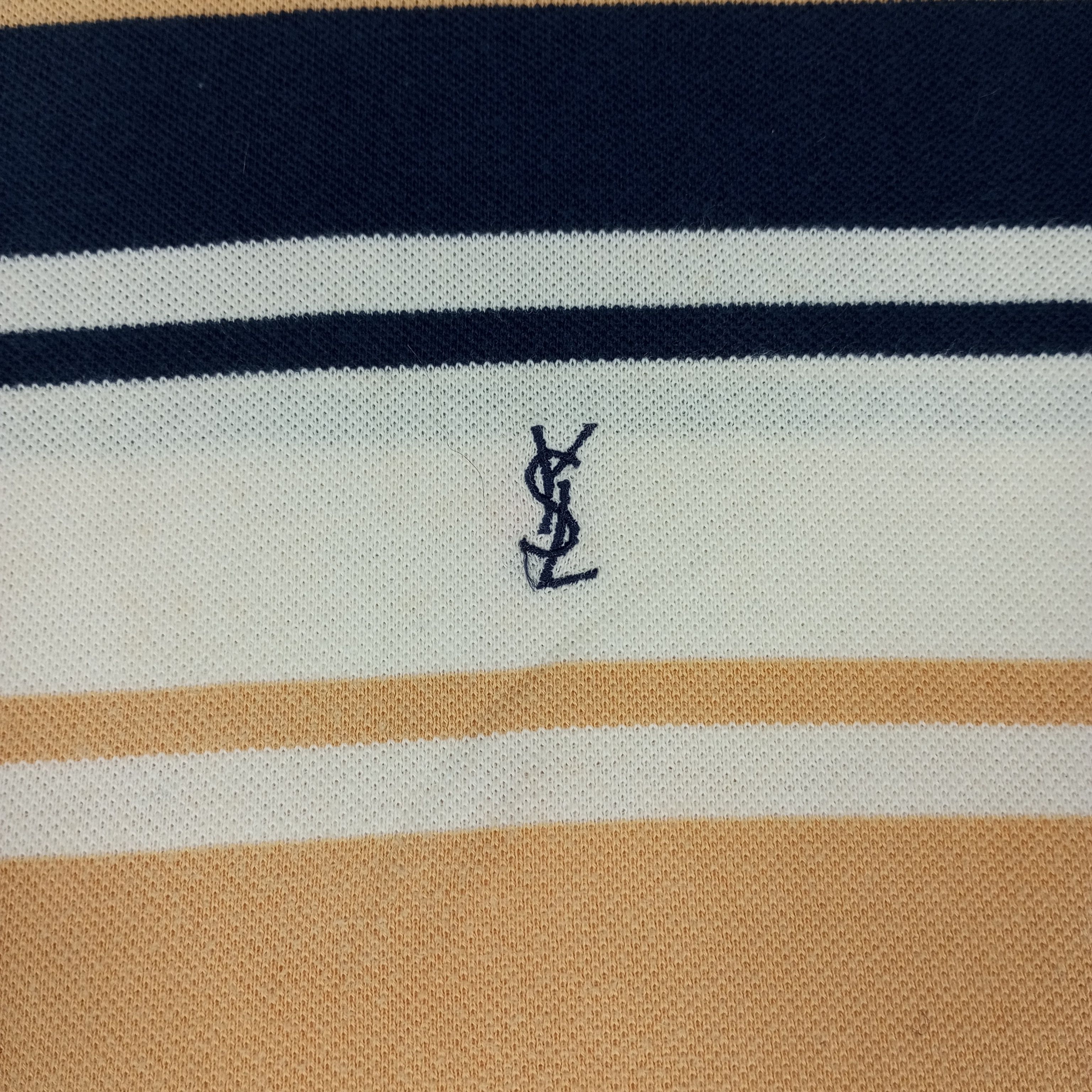 Vintage Yves Saint Laurent Luxury Brand Fashion Design Style Tshirt Size US L / EU 52-54 / 3 - 2 Thumbnail
